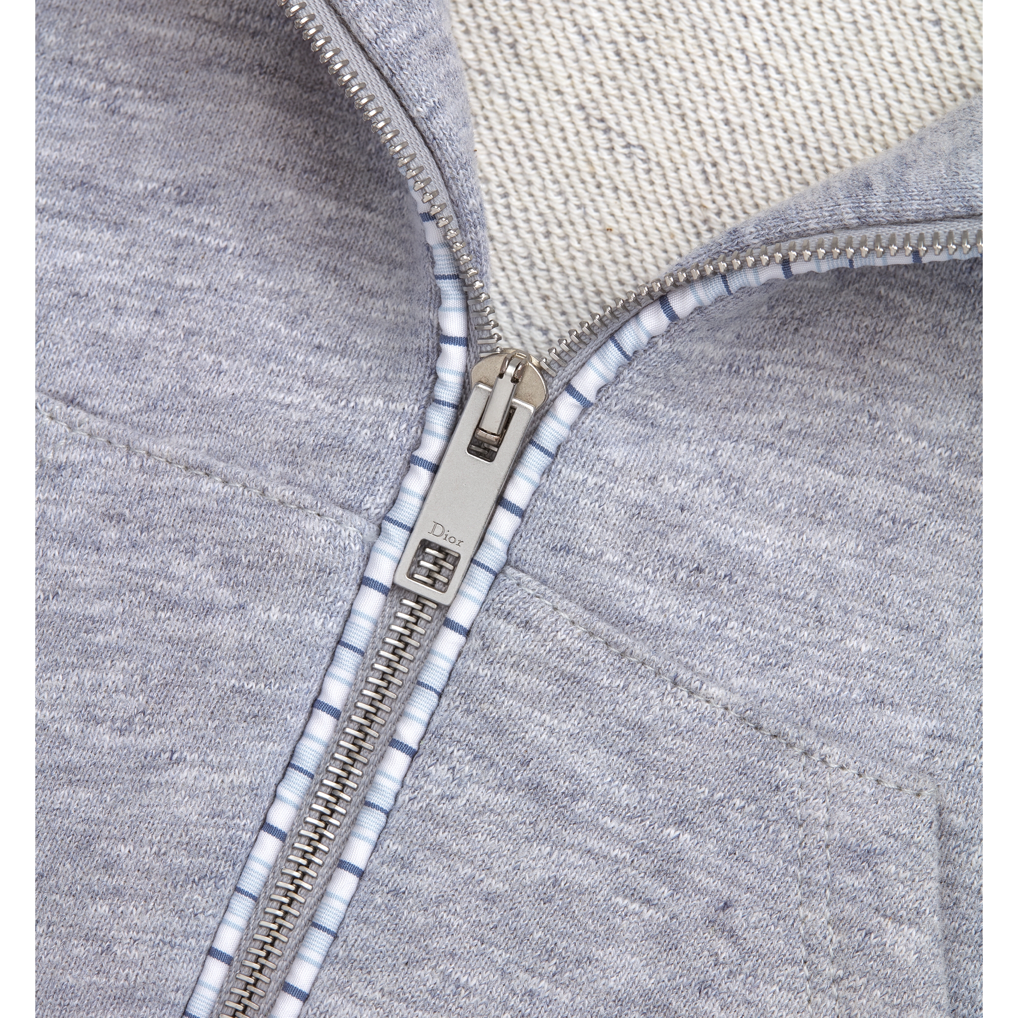 Baby Hooded Sweatshirt Heathered Gray-Blue Cotton Fleece E10
