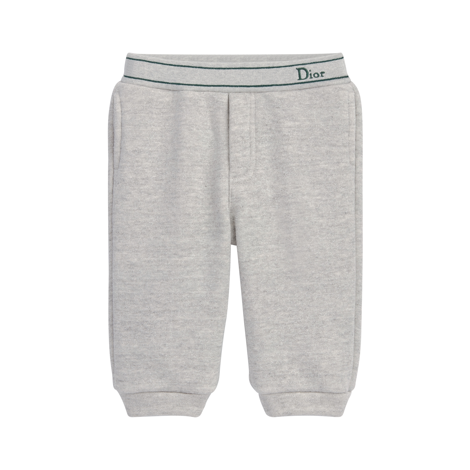 Baby Track Pants Heathered Gray Cotton Fleece E01