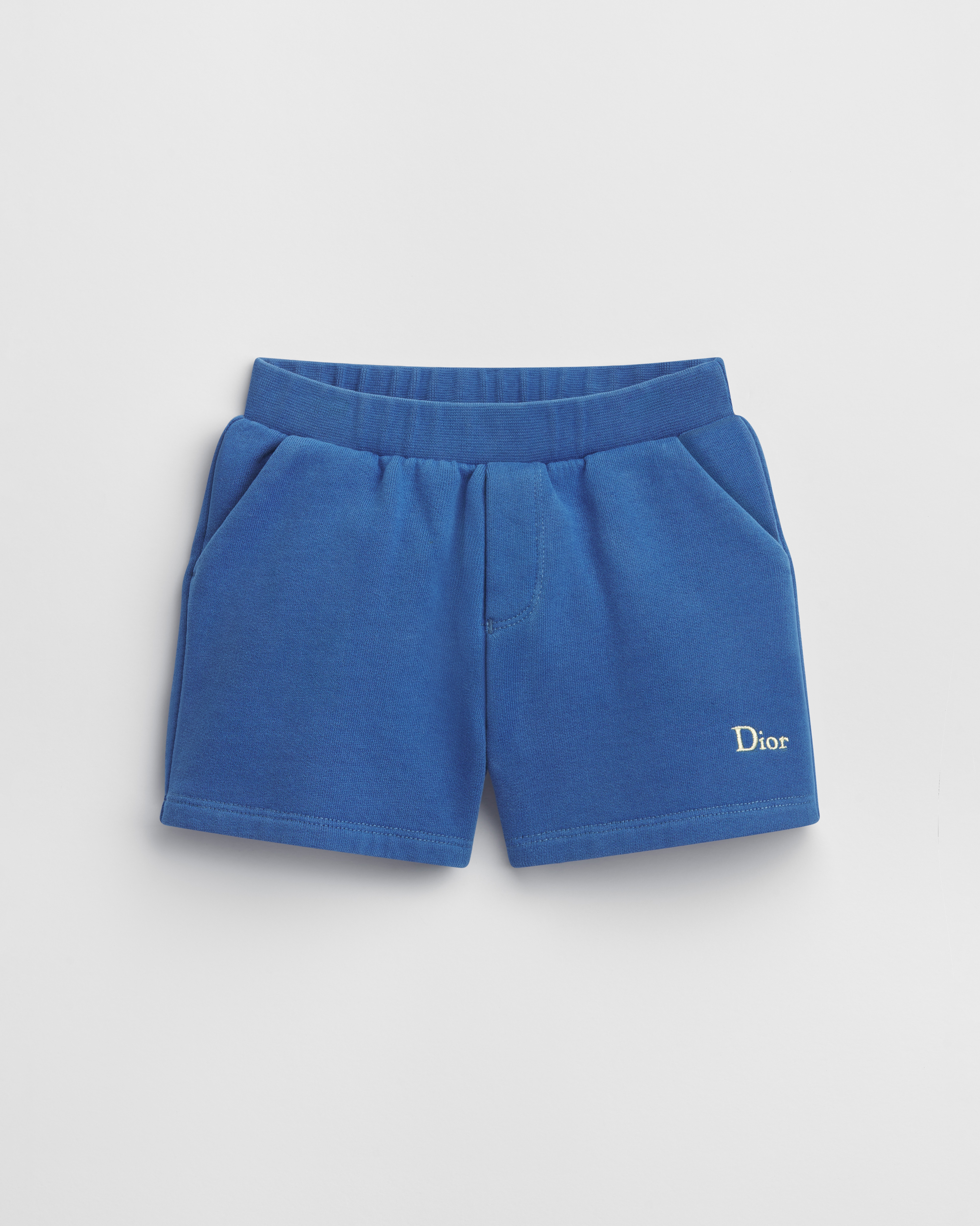 Baby Track Shorts Blue Cotton Fleece E01