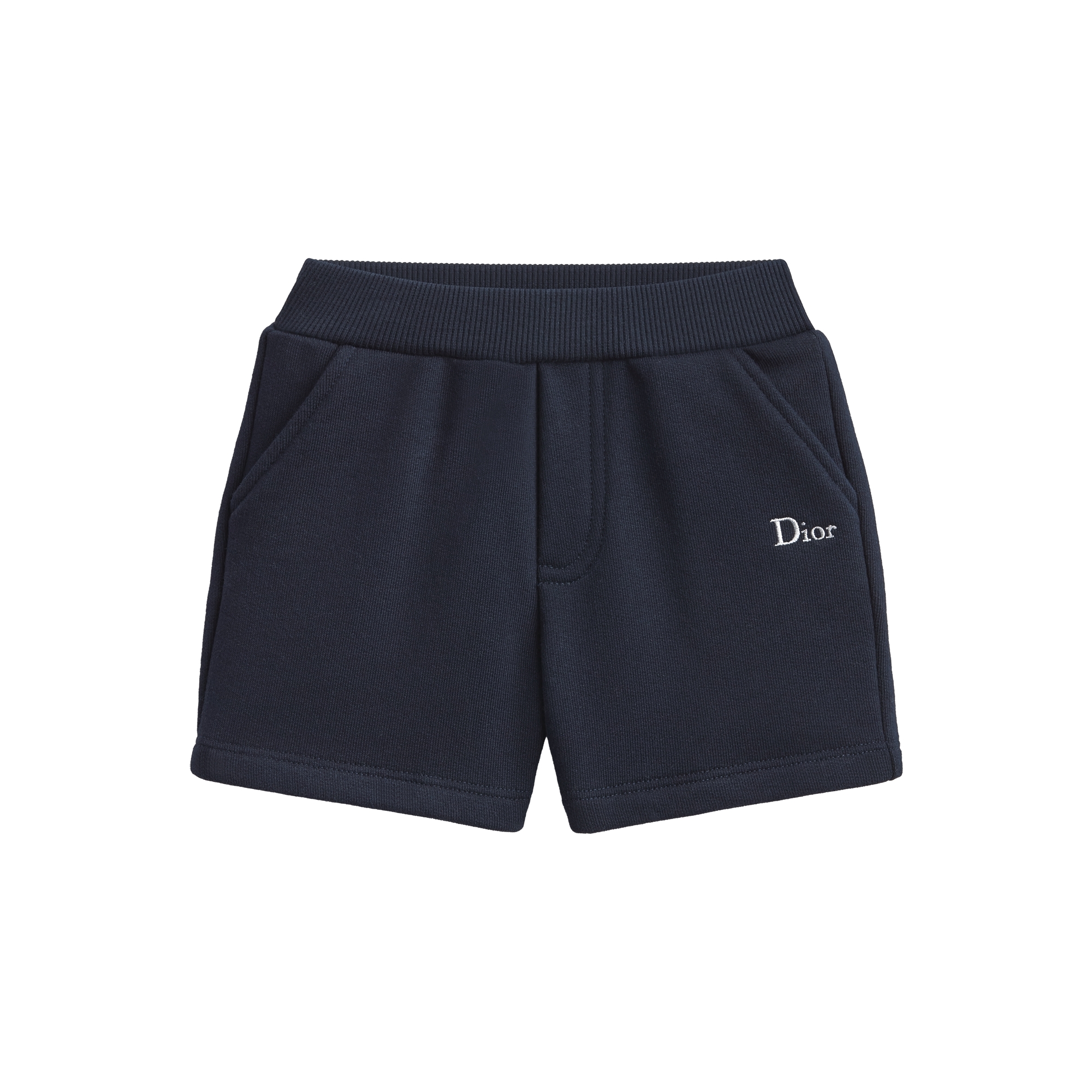 Baby Shorts Navy Blue Cotton Fleece E01