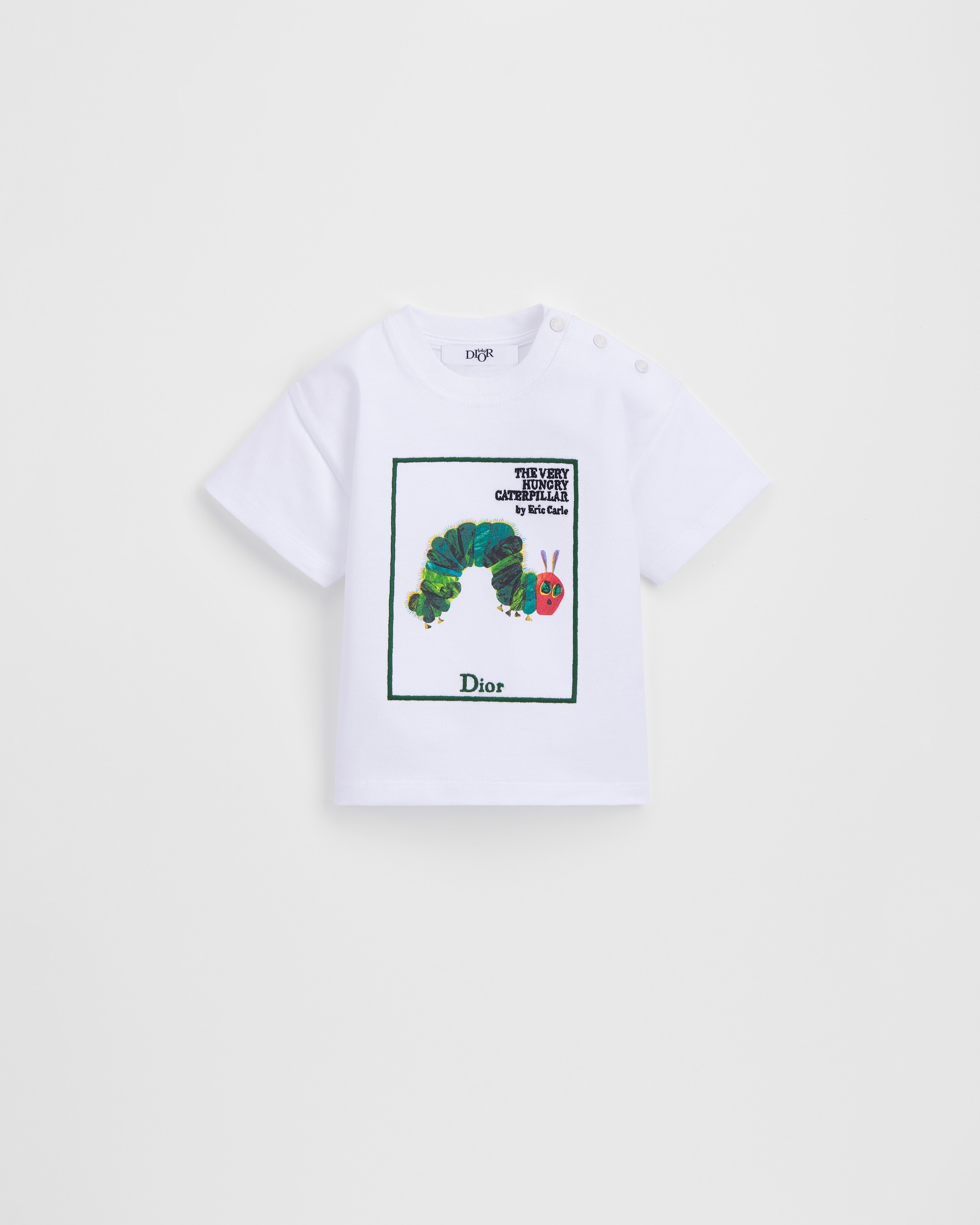 Camiseta Book Cover para bebé Punto de algodón blanco E01