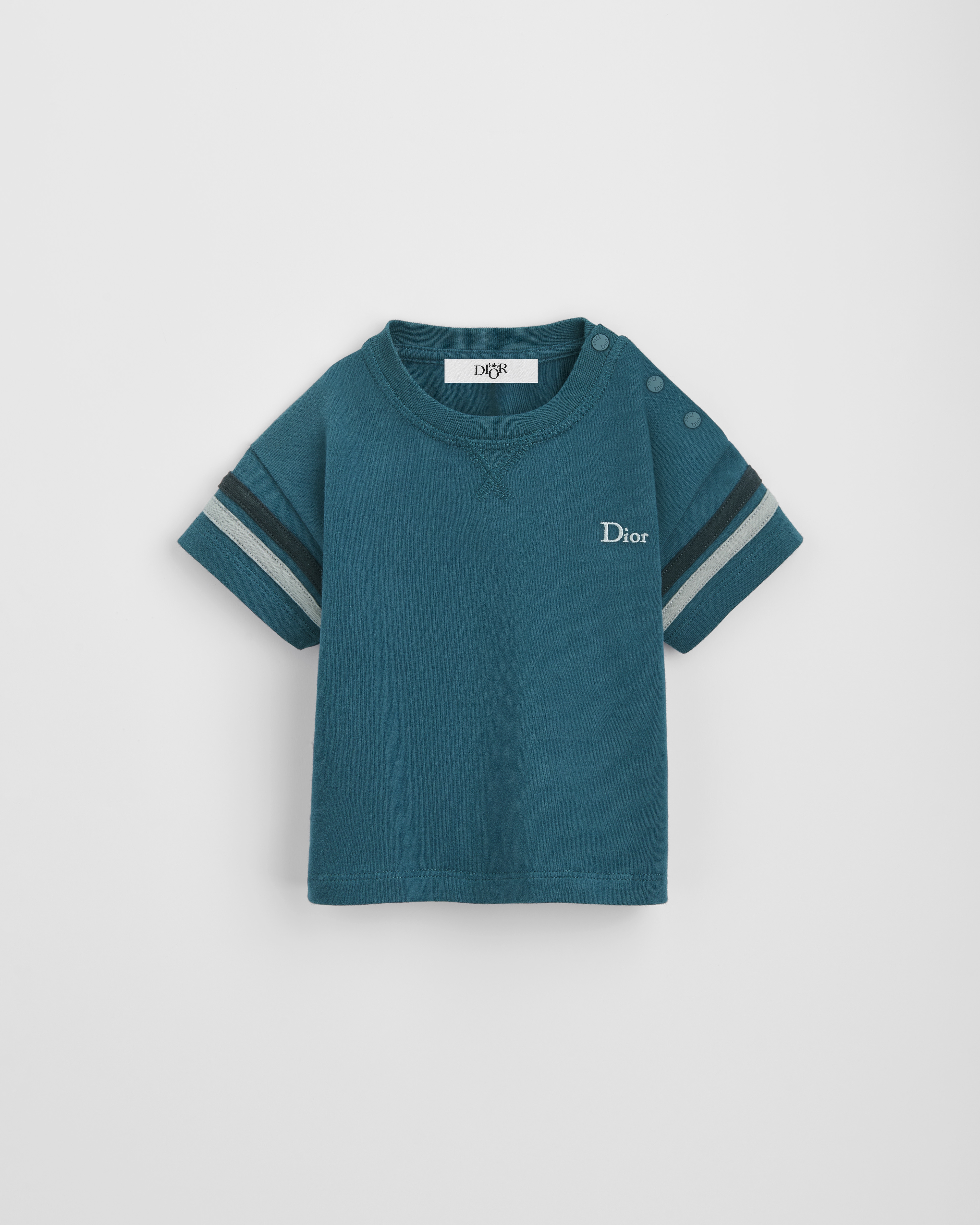 T-shirt bébé Jersey de coton bleu océan E01
