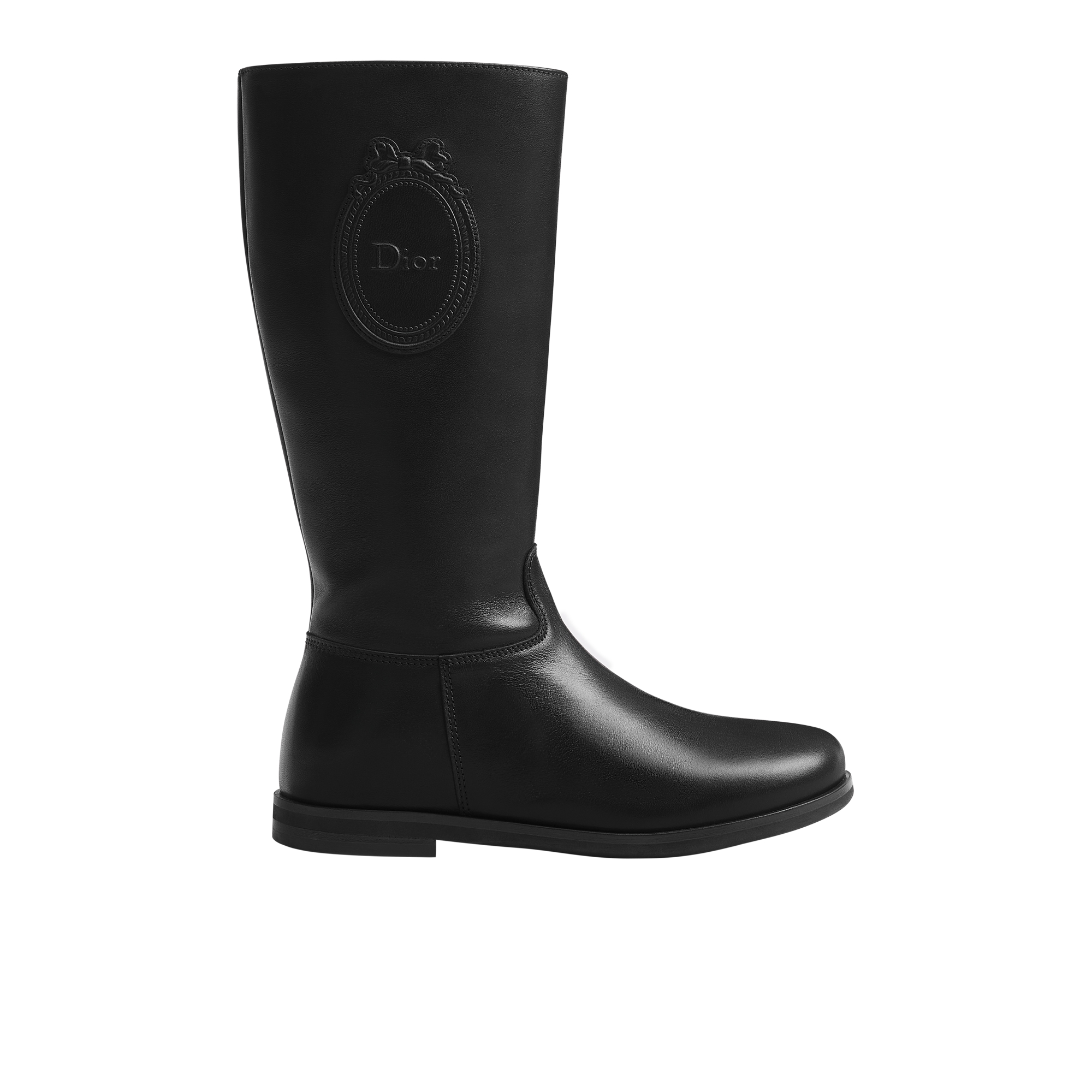 Kids' Boot Black Calfskin E02