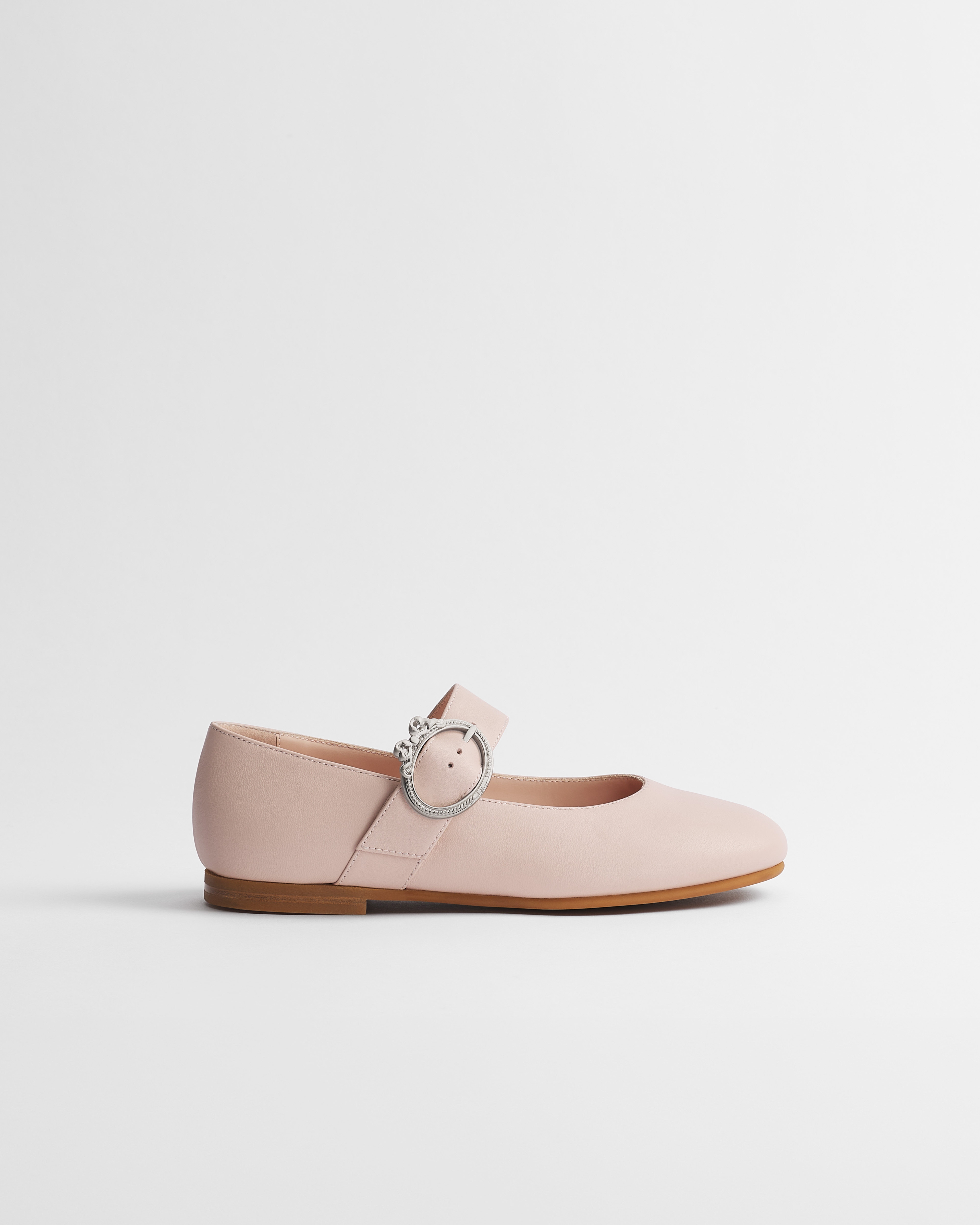 Ballerina per bambine Pelle di vitello rosa pallido E02