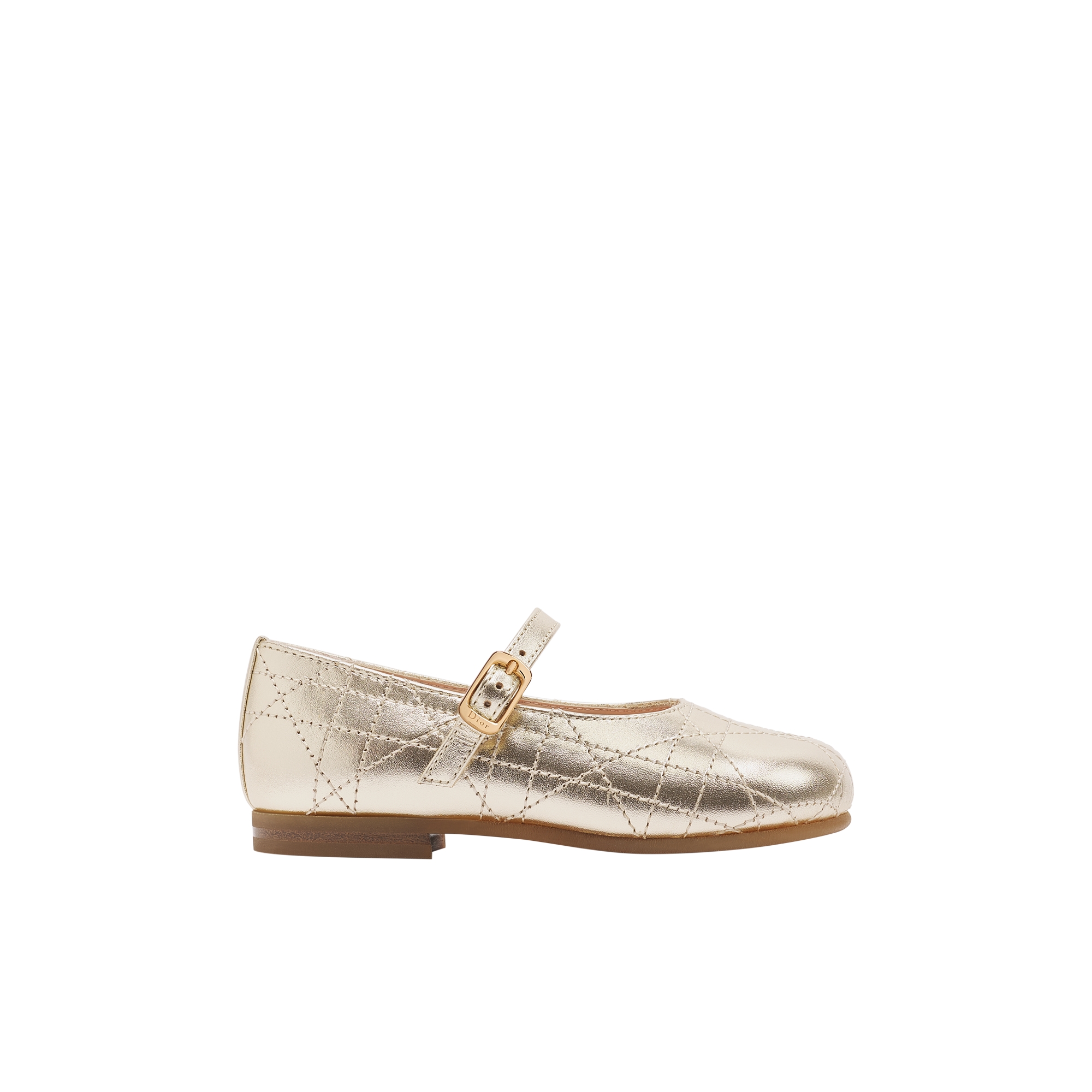  Gold-Tone Cannage Calfskin