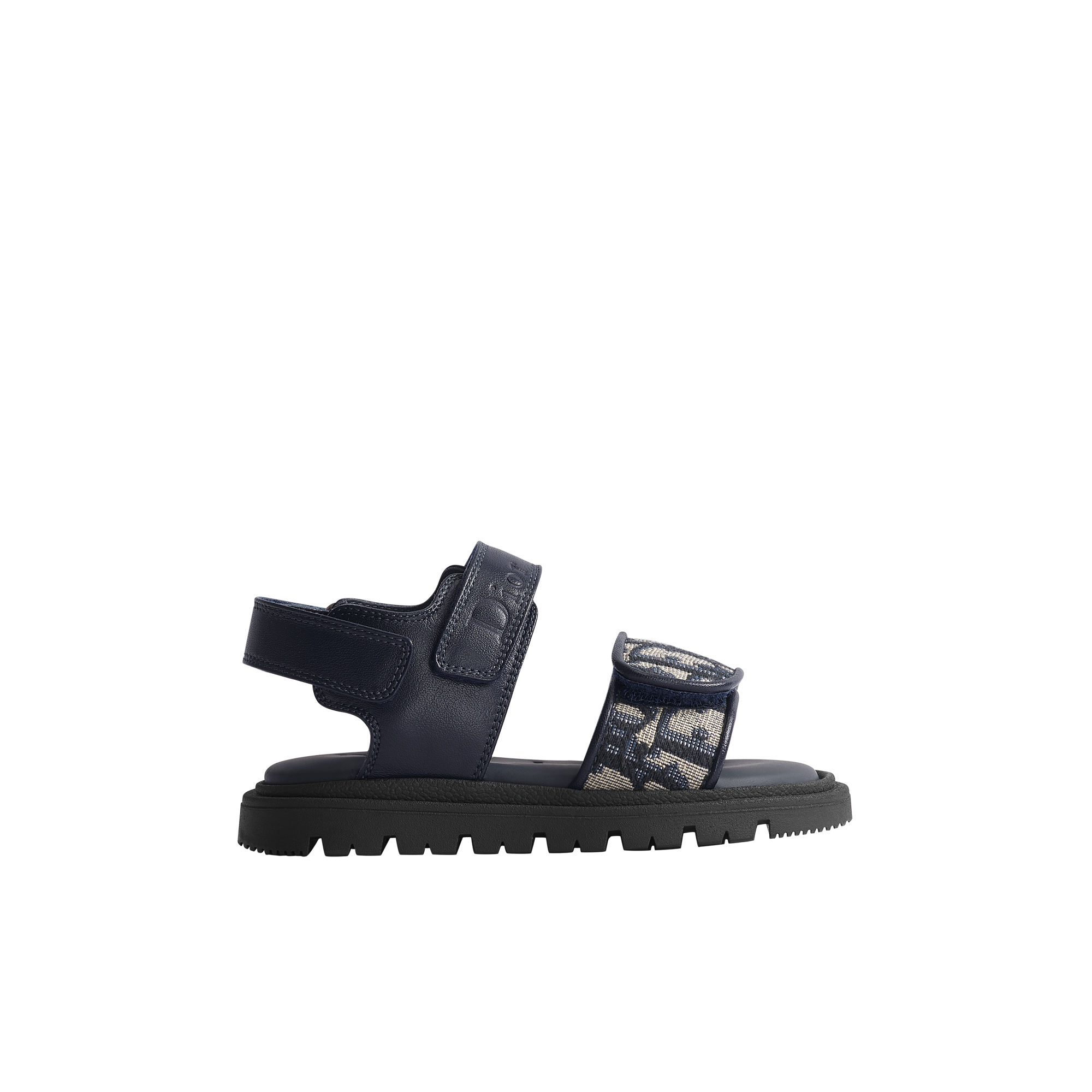 Baby Sandal Gray Calfskin and Dior Oblique Jacquard | DIOR VN