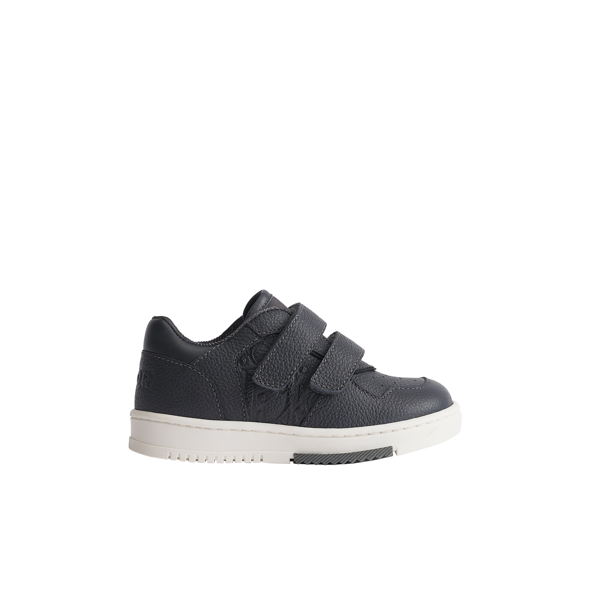 Baby B27 Uptown Low-Top Sneaker Deep Gray Grained Calfskin and Dior Gravity Leather E02