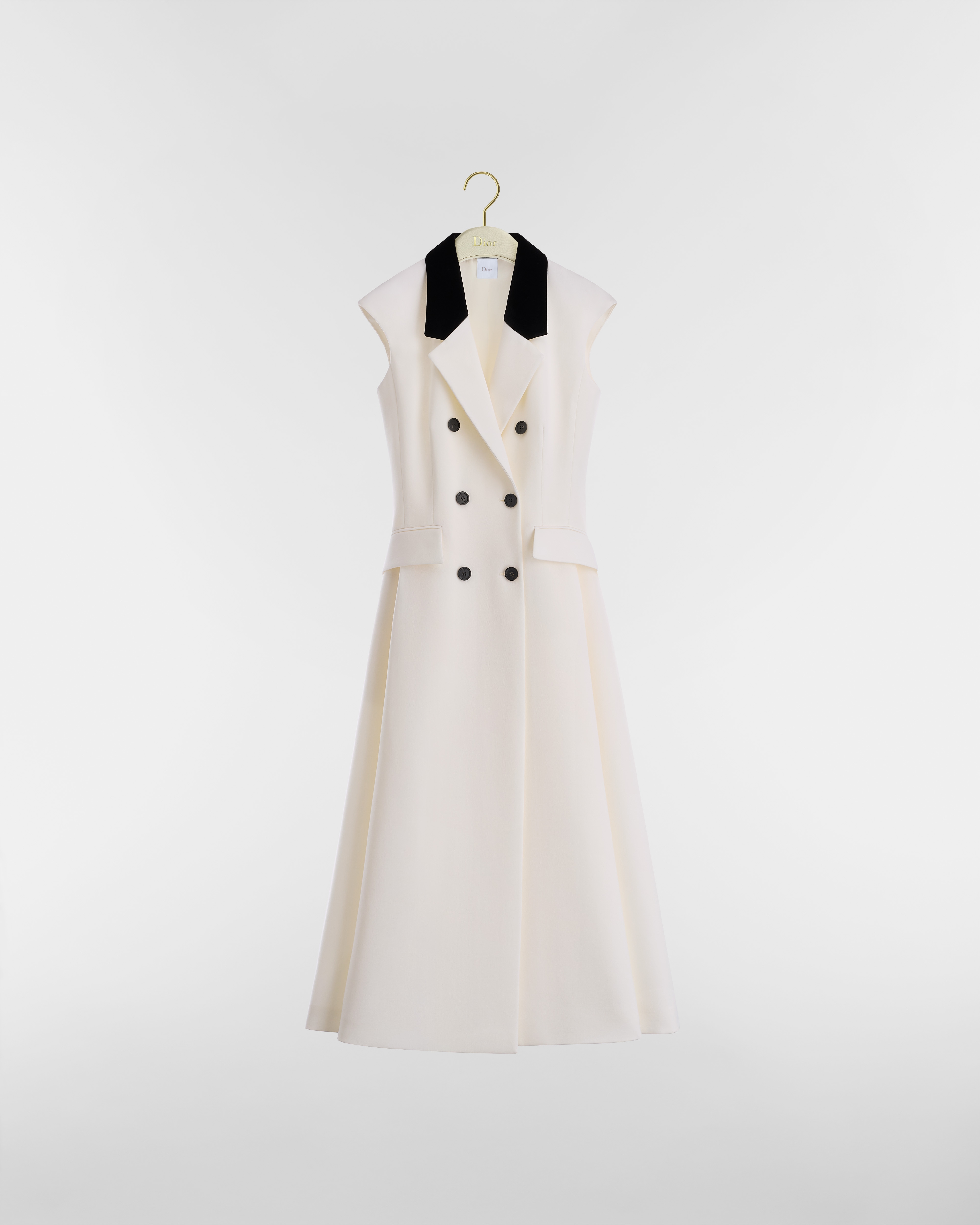 Mid-Length Flared Blazer Dress