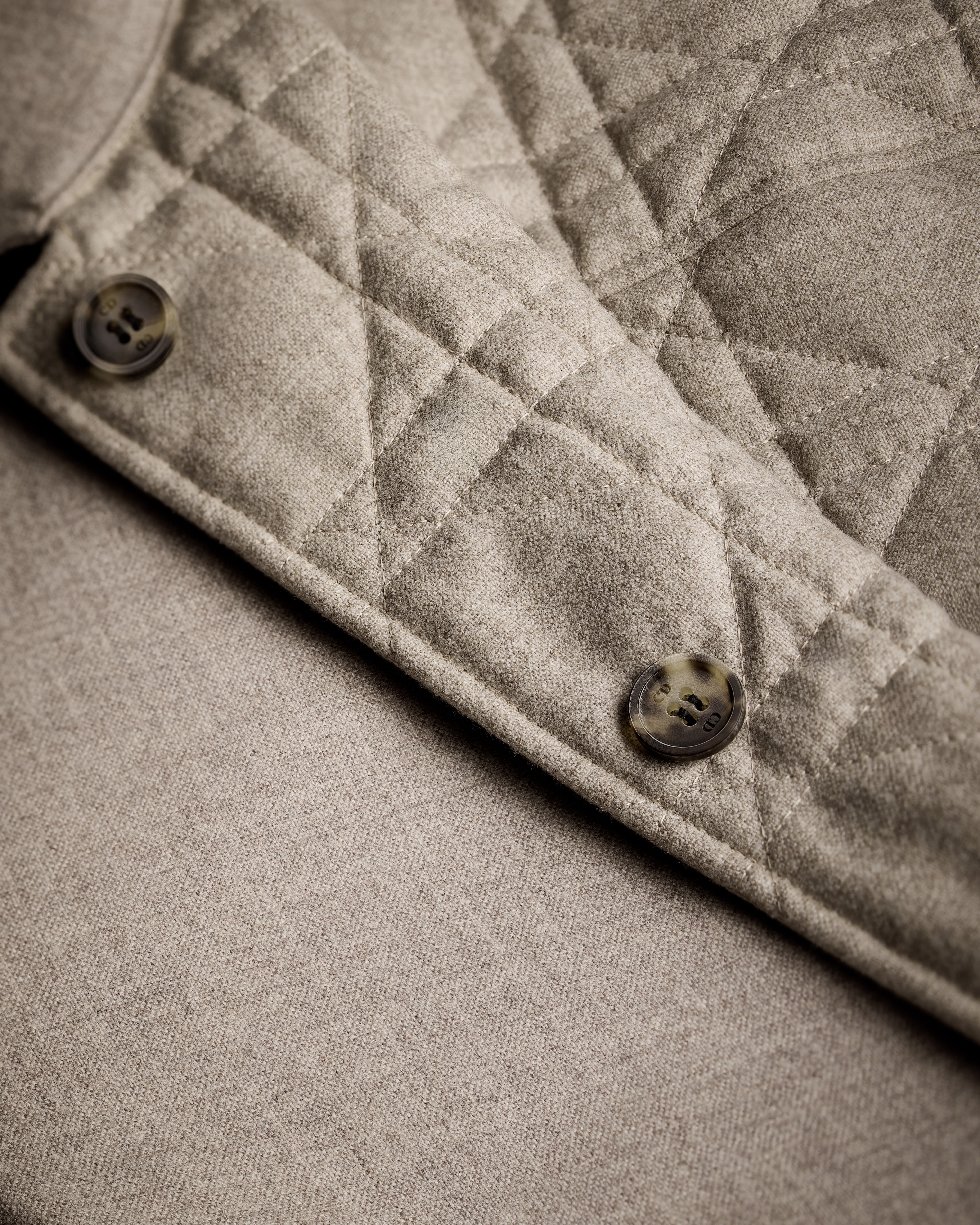 Dior Icons Reversible Cannage Overshirt Beige Virgin Wool-Cashmere ...