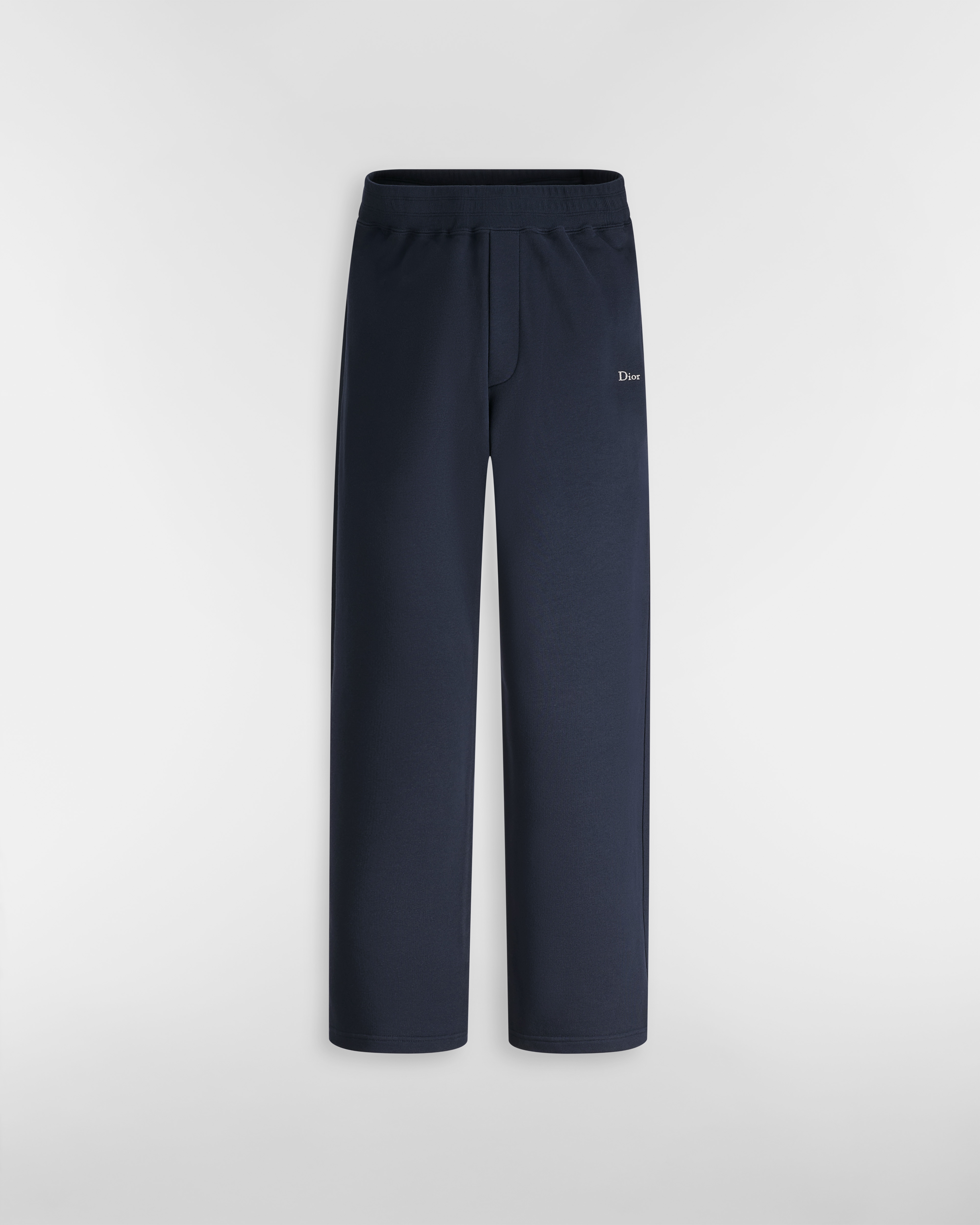 Track Pants Blue Cotton Jersey E01