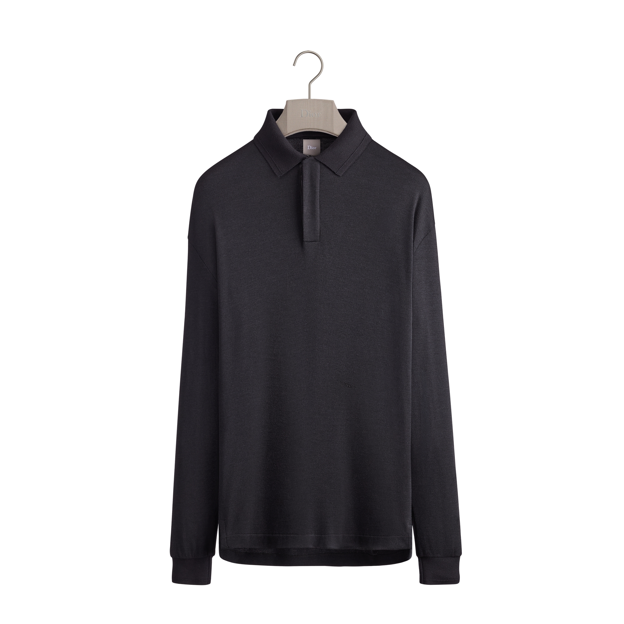 Zipped Hooded Sweatshirt, Comfortable Fit Gray Suede Lambskin | DIOR ID