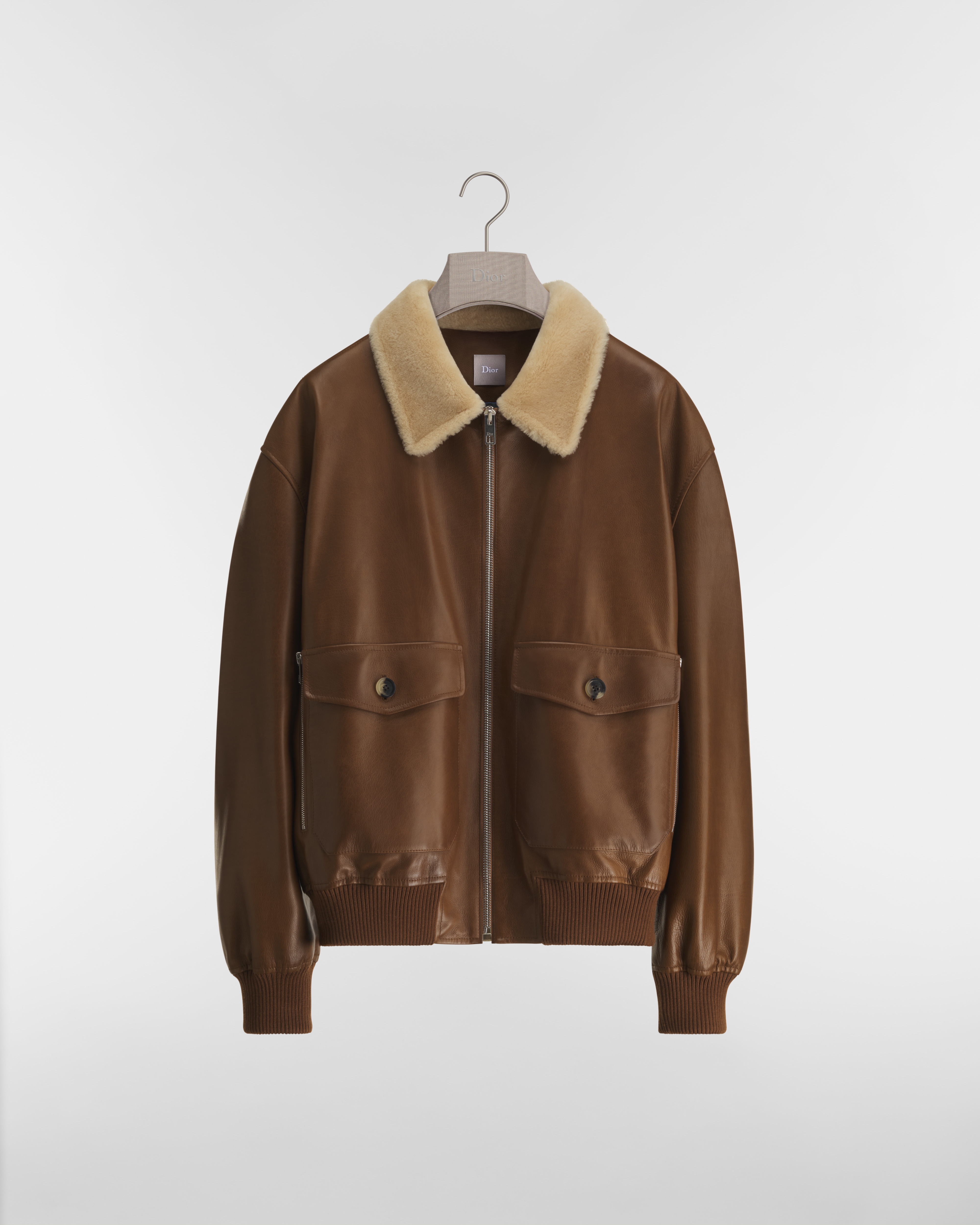 Aviator Jacket Brown Calfskin E01