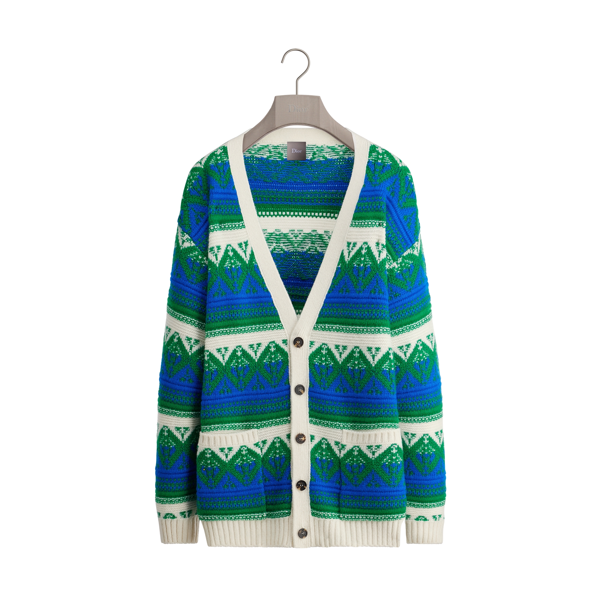 DiorAlps カーディガン (リラックス フィット) ブルー マルチカラー