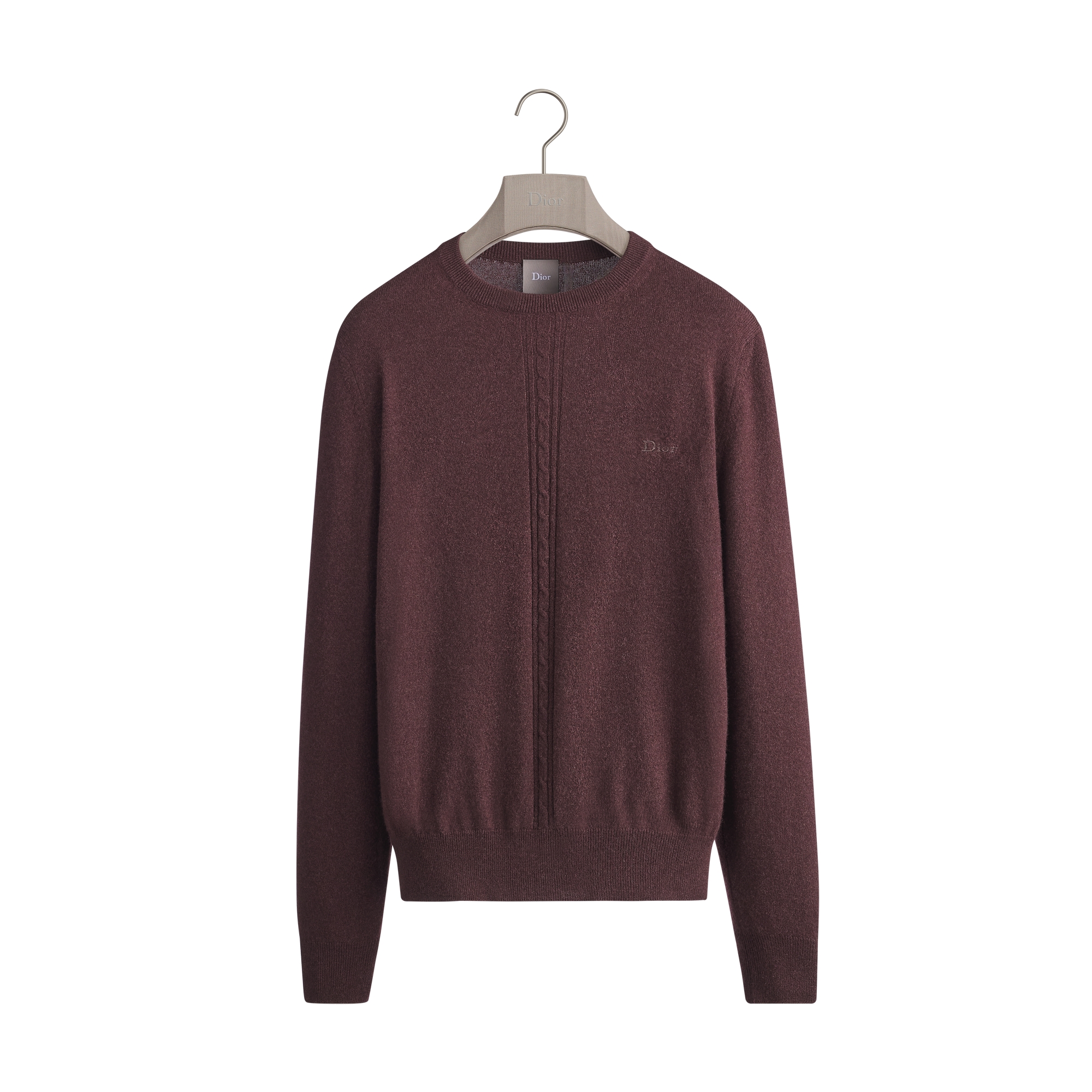  Jersey de cachemire bordeaux