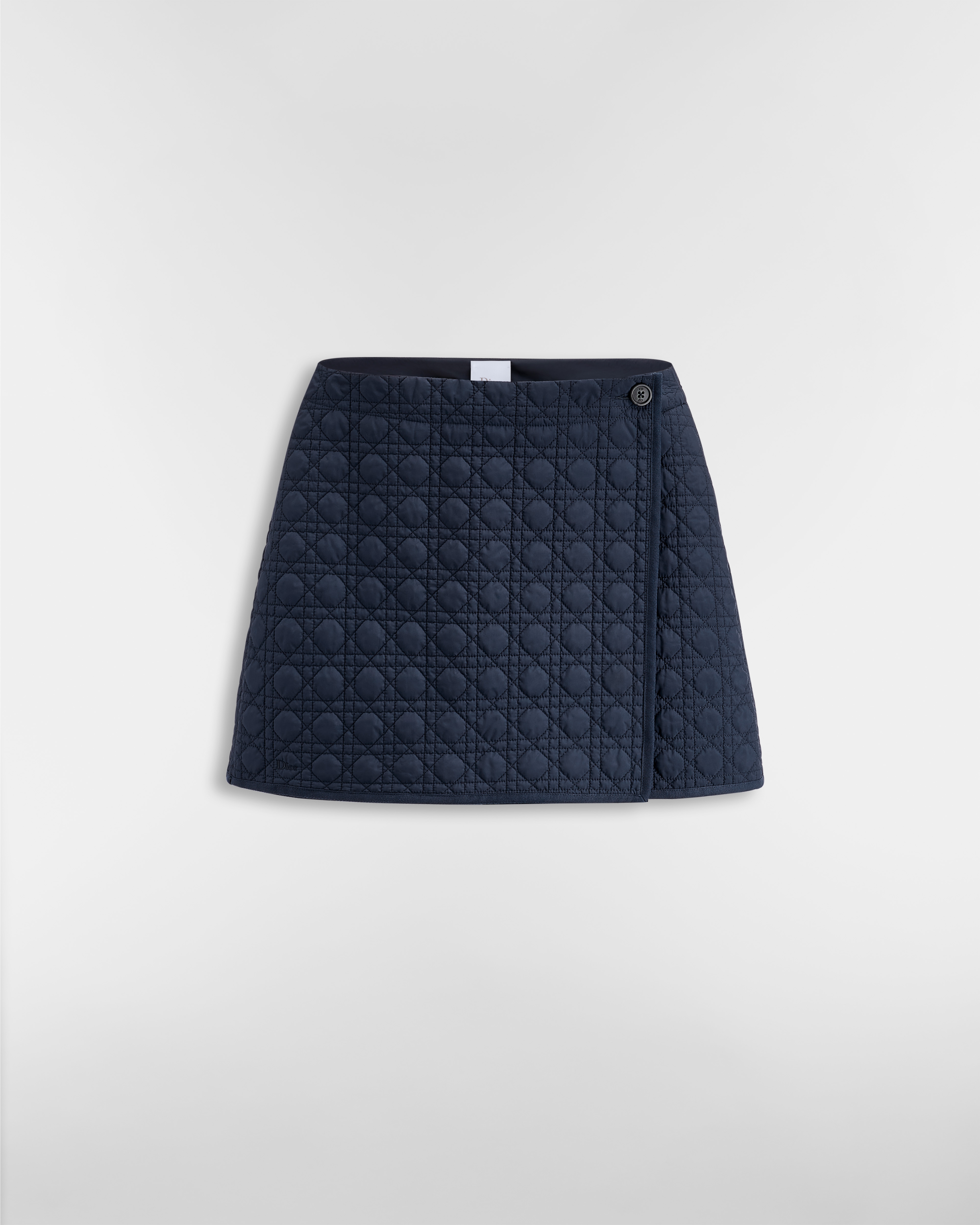 Falda pantalón Macrocannage Tafetán técnico acolchado azul marino E01