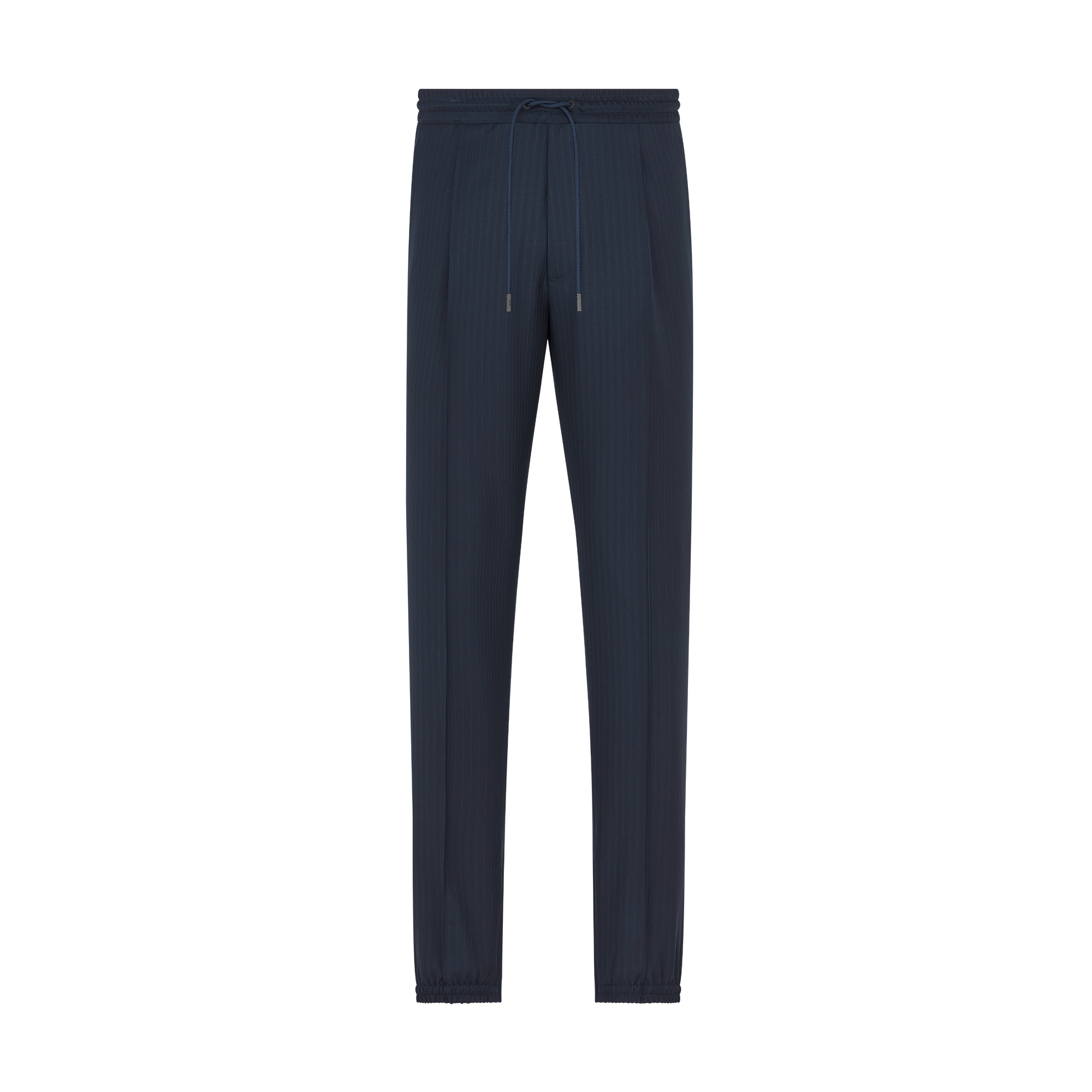 Tailored Track Pants Striped Blue Wool | DIOR