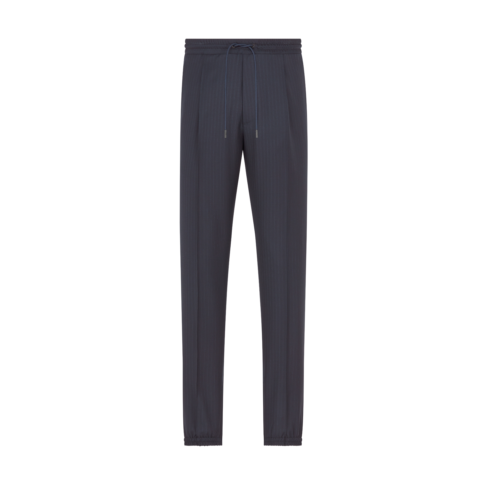 Tailored Track Pants Striped Blue Wool | DIOR