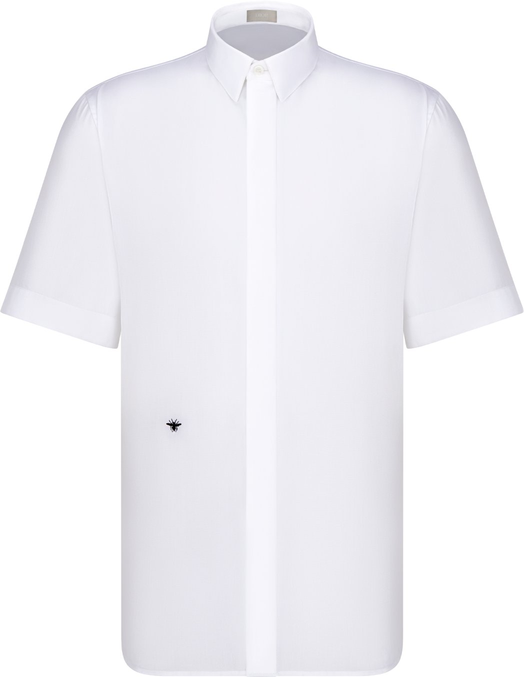 Dior Oblique Short-Sleeved Shirt White Cotton Jacquard | DIOR
