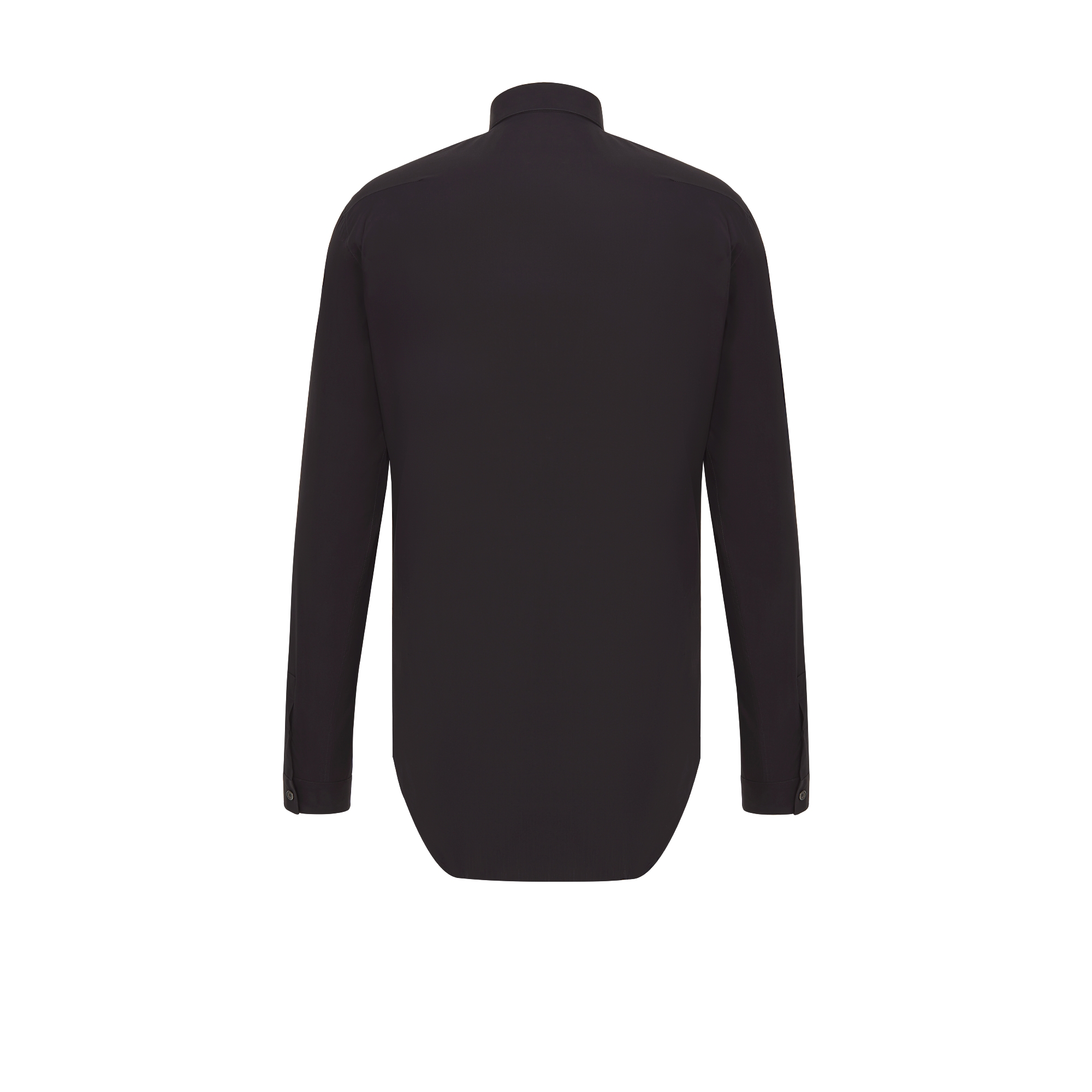 골드 꿀벌 자수 셔츠 블랙 코튼 포플린 E08