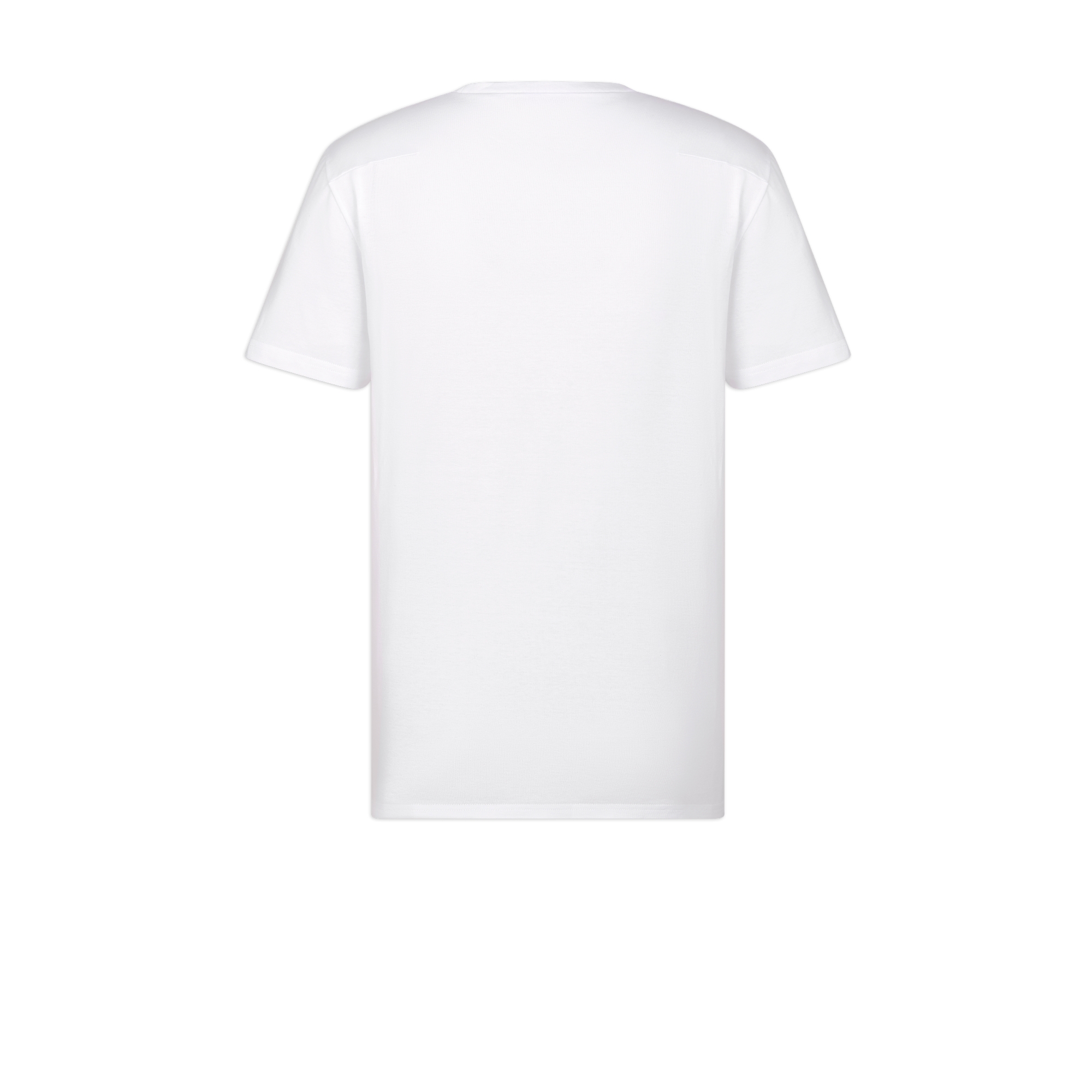 T-shirt à broderie abeille Jersey de coton blanc E08