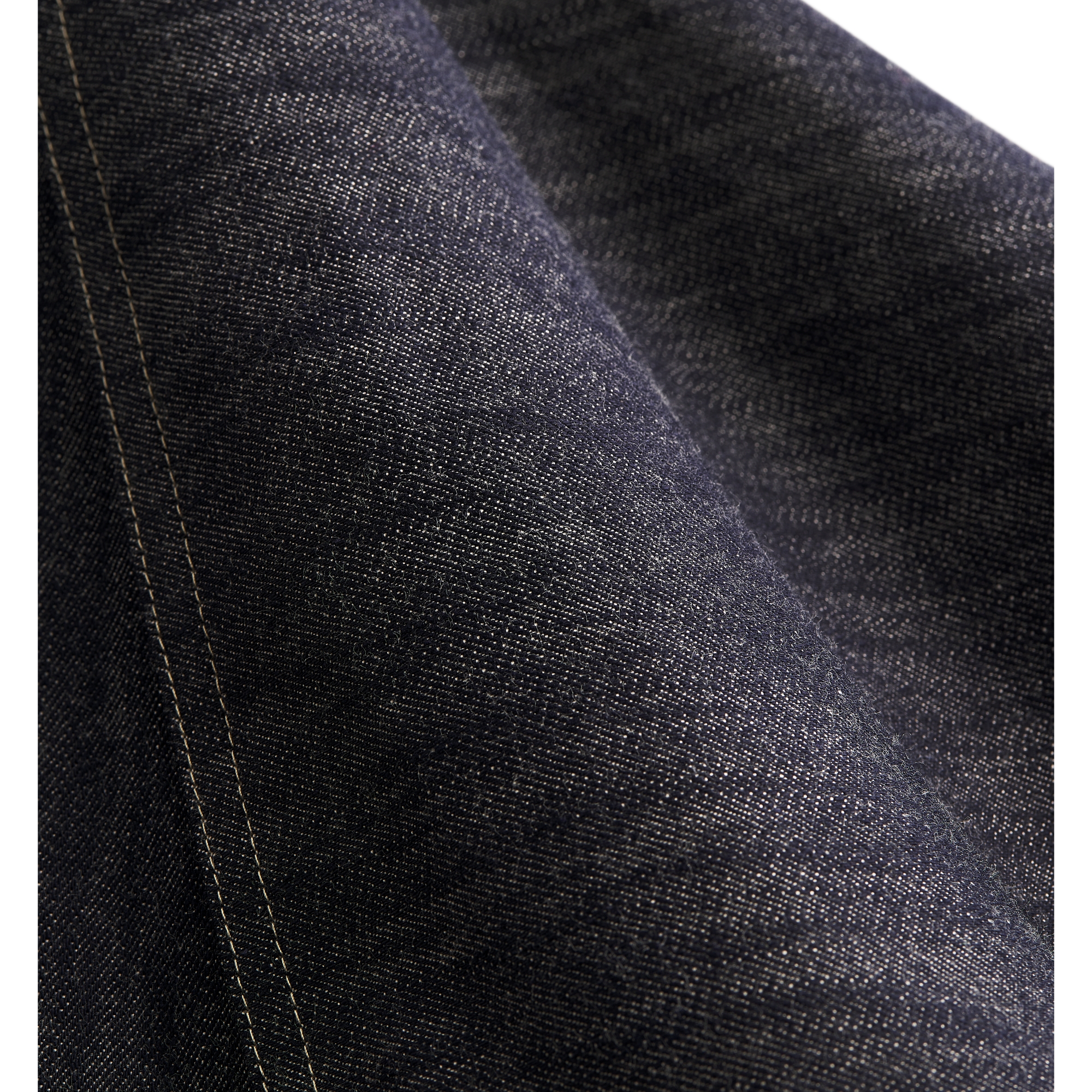Kids' Flared Dress Denim Blue Cotton Gabardine E10