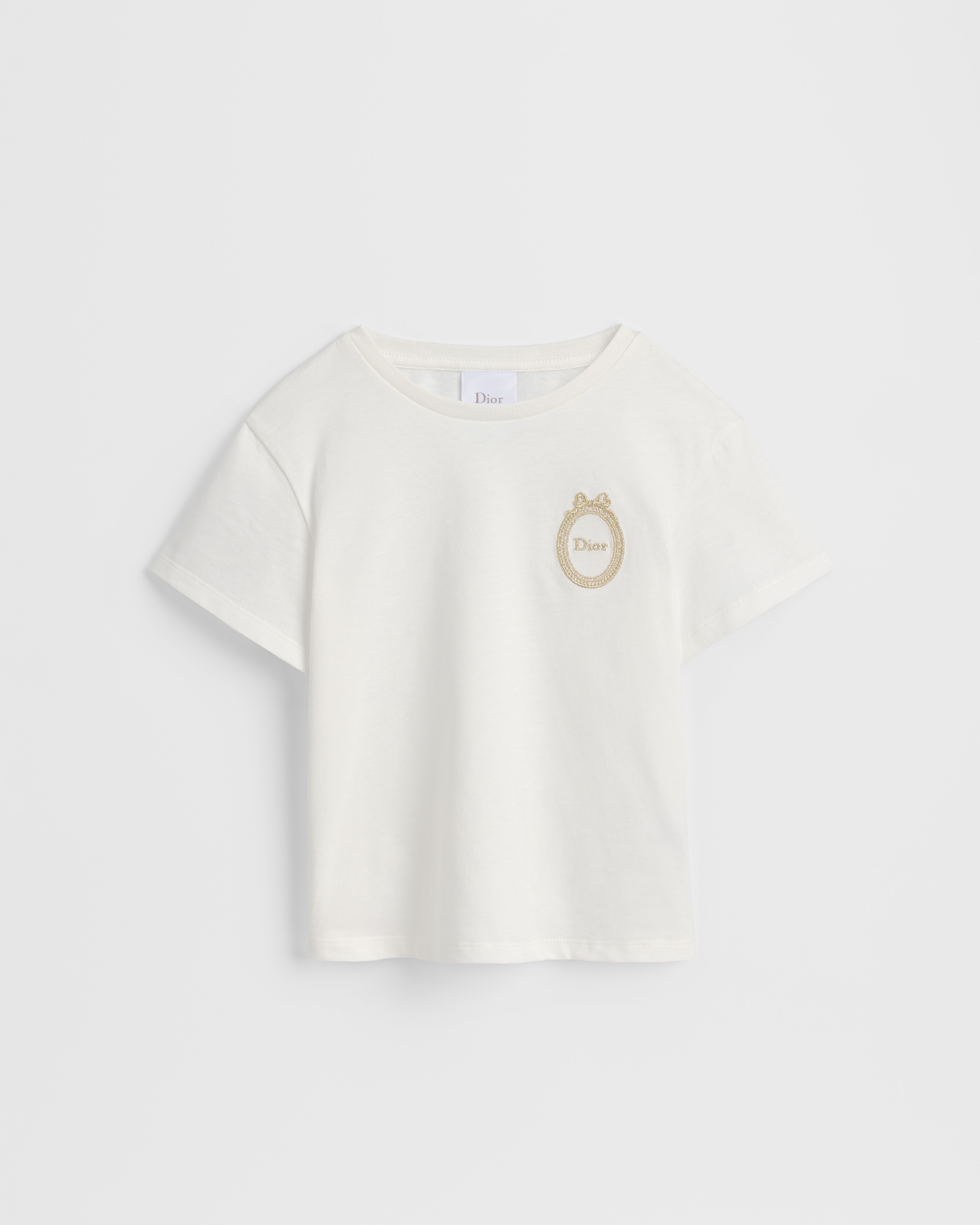Kids' T-Shirt Ivory Cotton Jersey E01