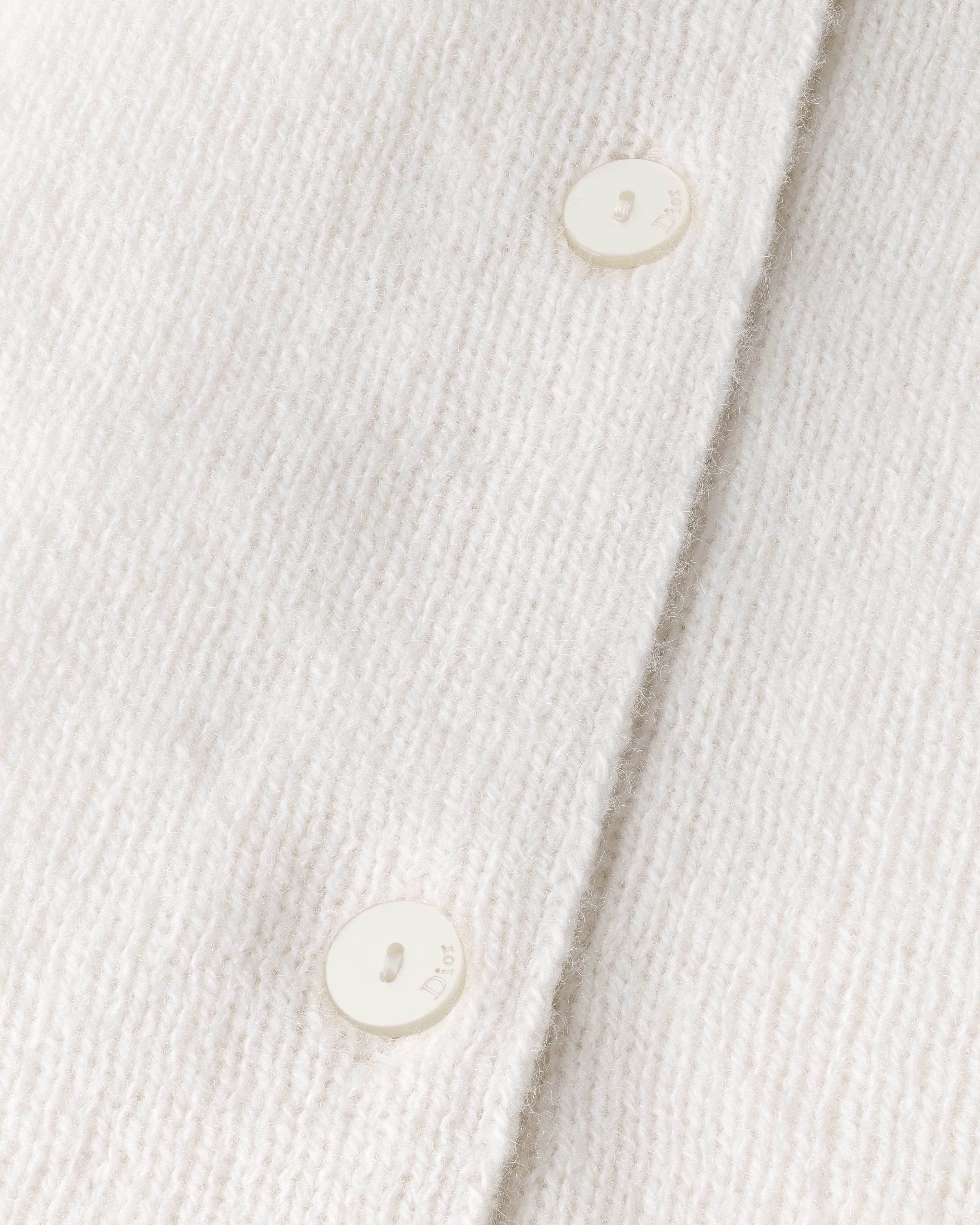 Kids' Cardigan Ivory Cashmere Knit E10