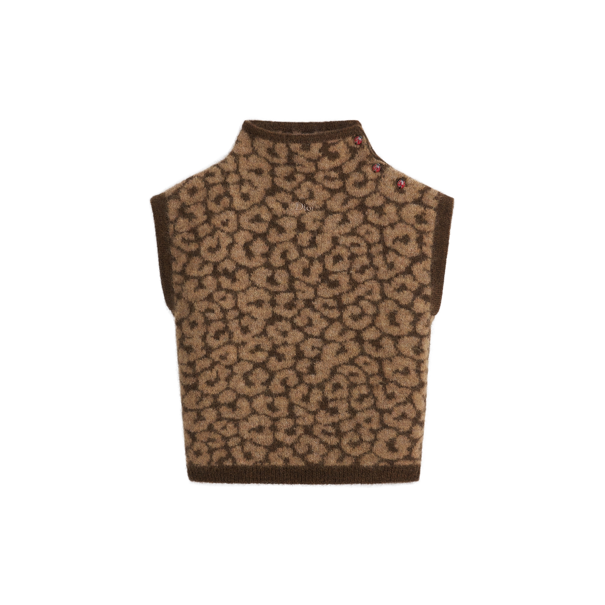 Kids' Sweater Vest Mizza Alpaca-Wool-Blend Knit E01