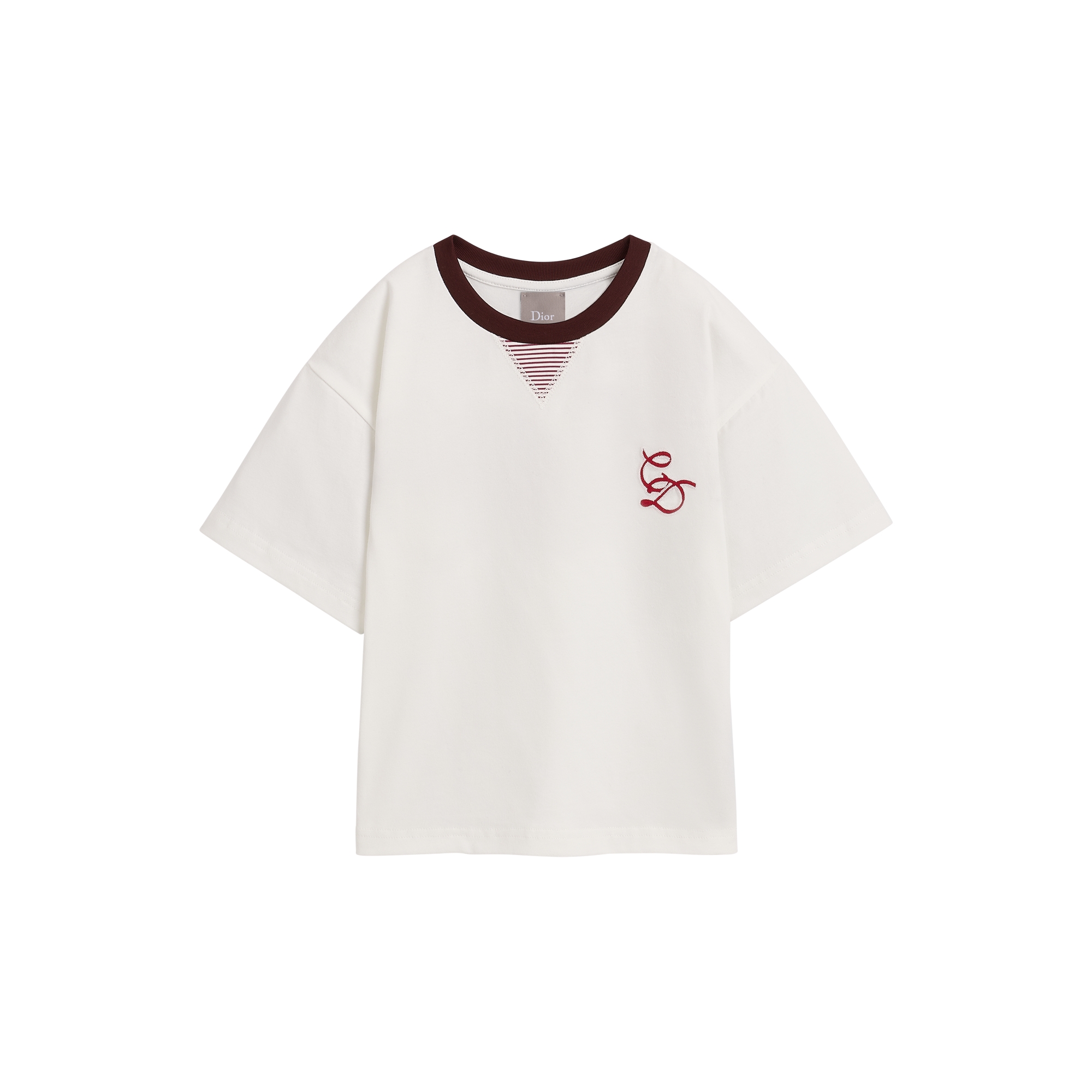 Kids' T-Shirt Ivory Cotton Jersey E01