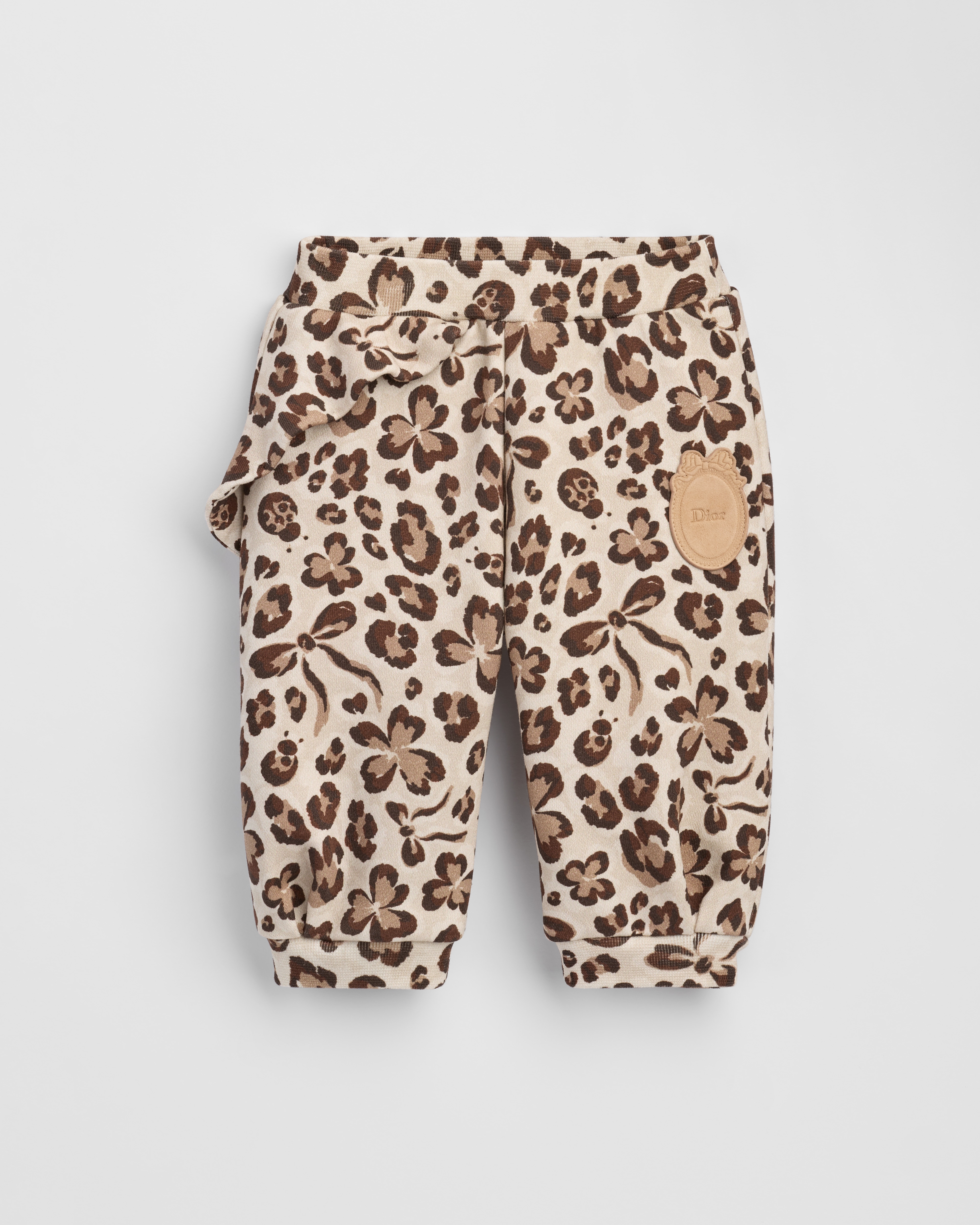 Pantalon de jogging bébé Molleton de coton gratté à motif Mizza revisité E01