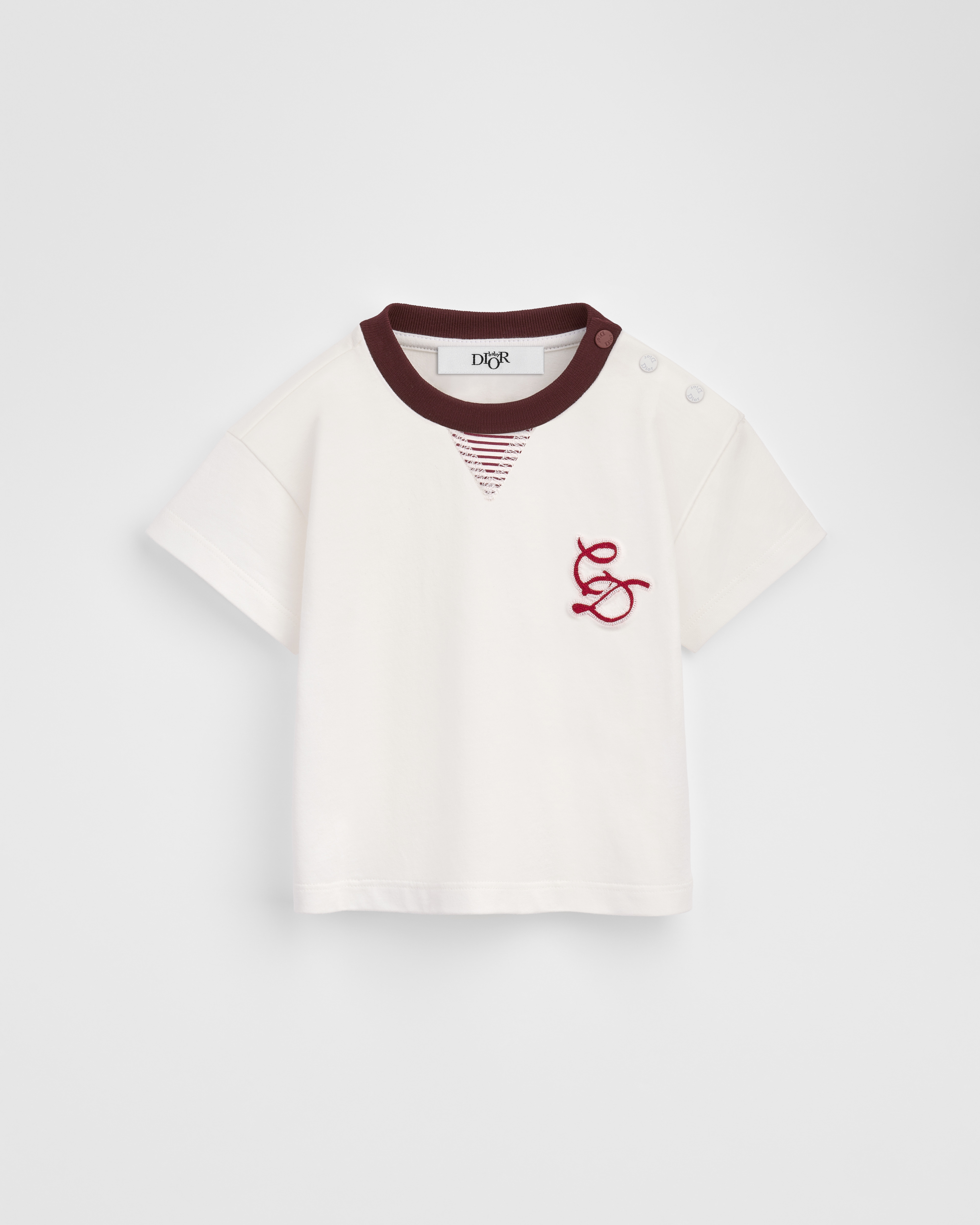 Baby T-Shirt Ivory Cotton Jersey E01
