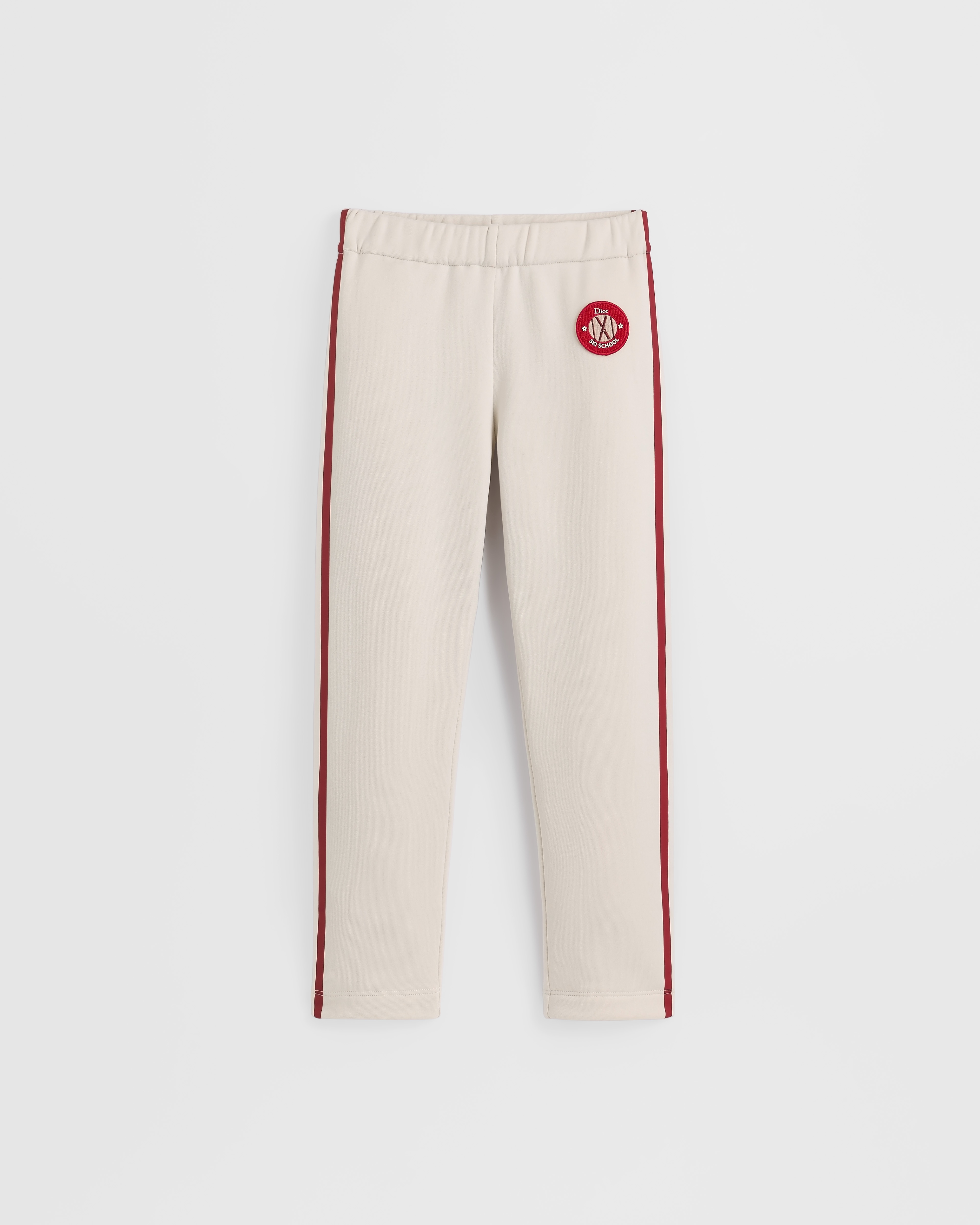 Kids' Leggings Light Beige Brushed Technical Jersey E01