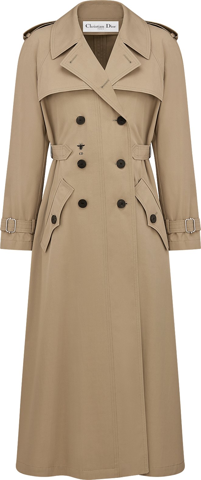 Trench Coat Beige Cotton Gabardine | DIOR