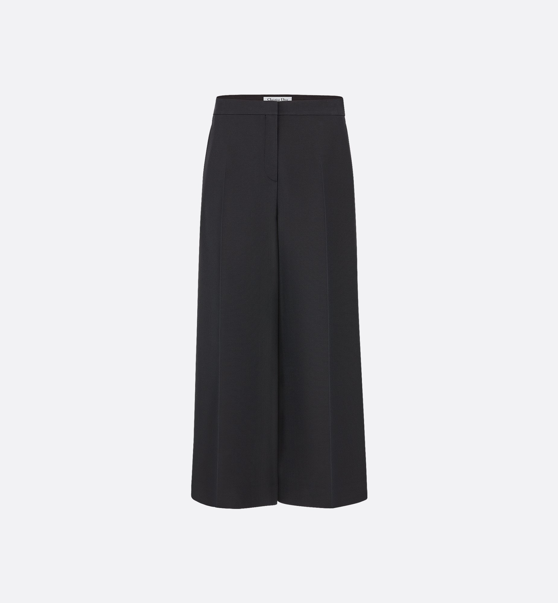 Cropped Pants Black Wool and Silk | DIOR Cropped Pants Black Wool and Silk | DIOR