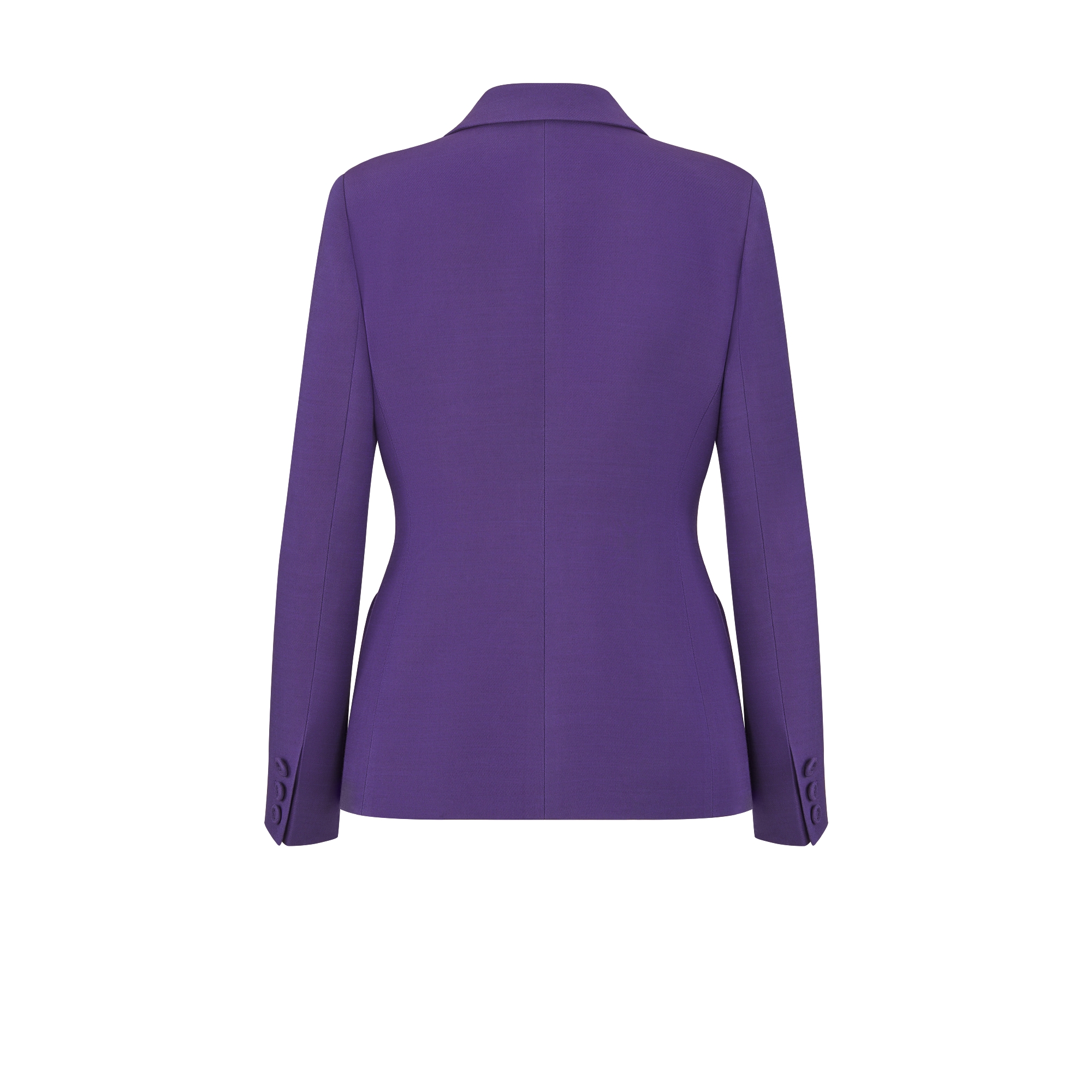 30 Montaigne 바 재킷 바이올렛 울 실크 E08