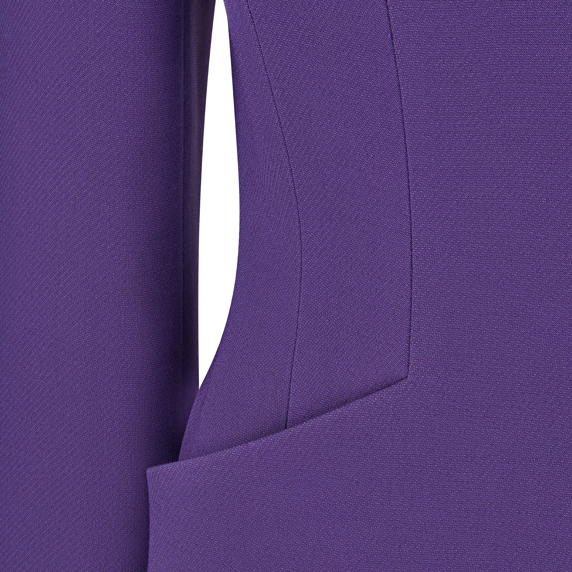 30 Montaigne 바 재킷 바이올렛 울 실크 E09