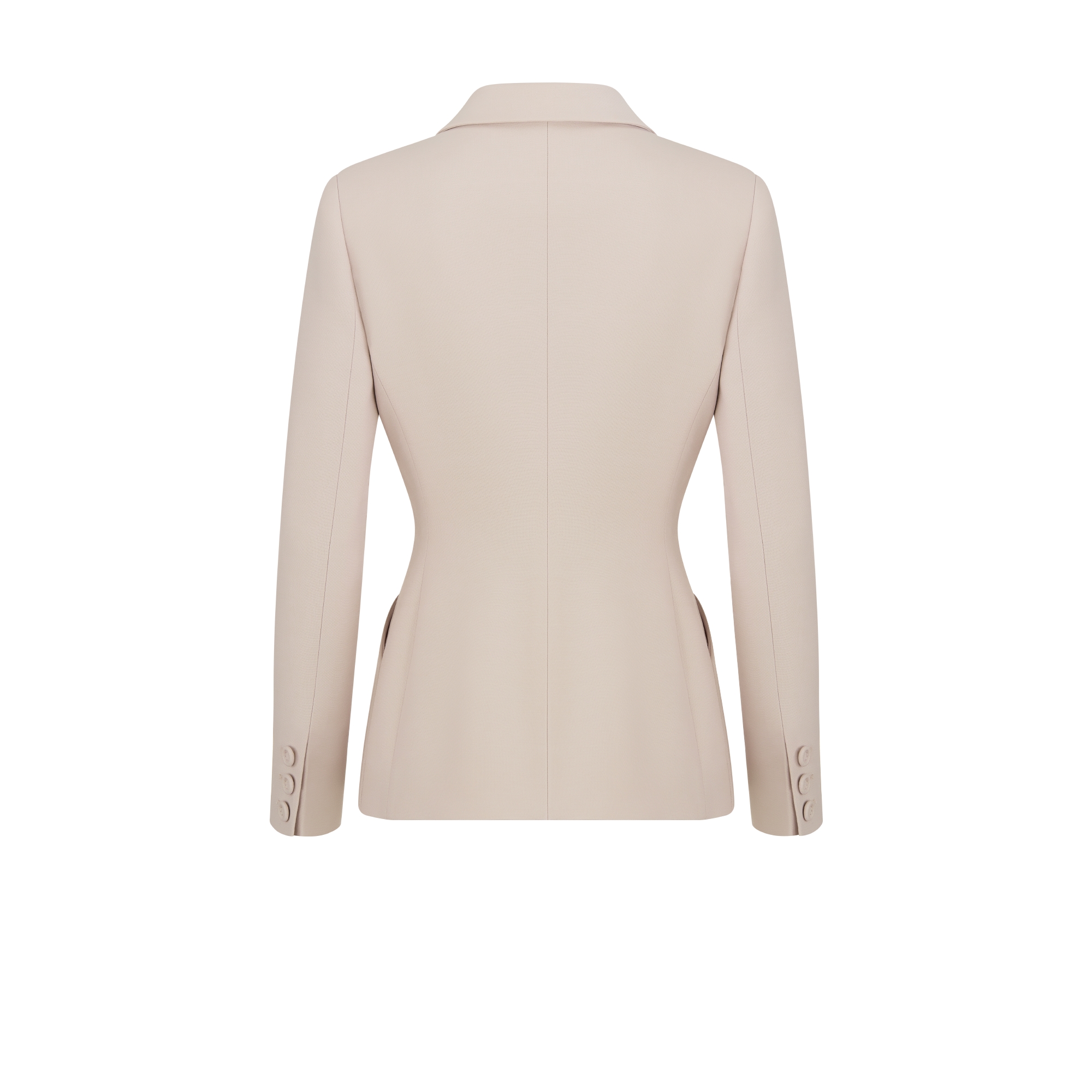 30 Montaigne Bar Jacket Gray Wool and Silk E08