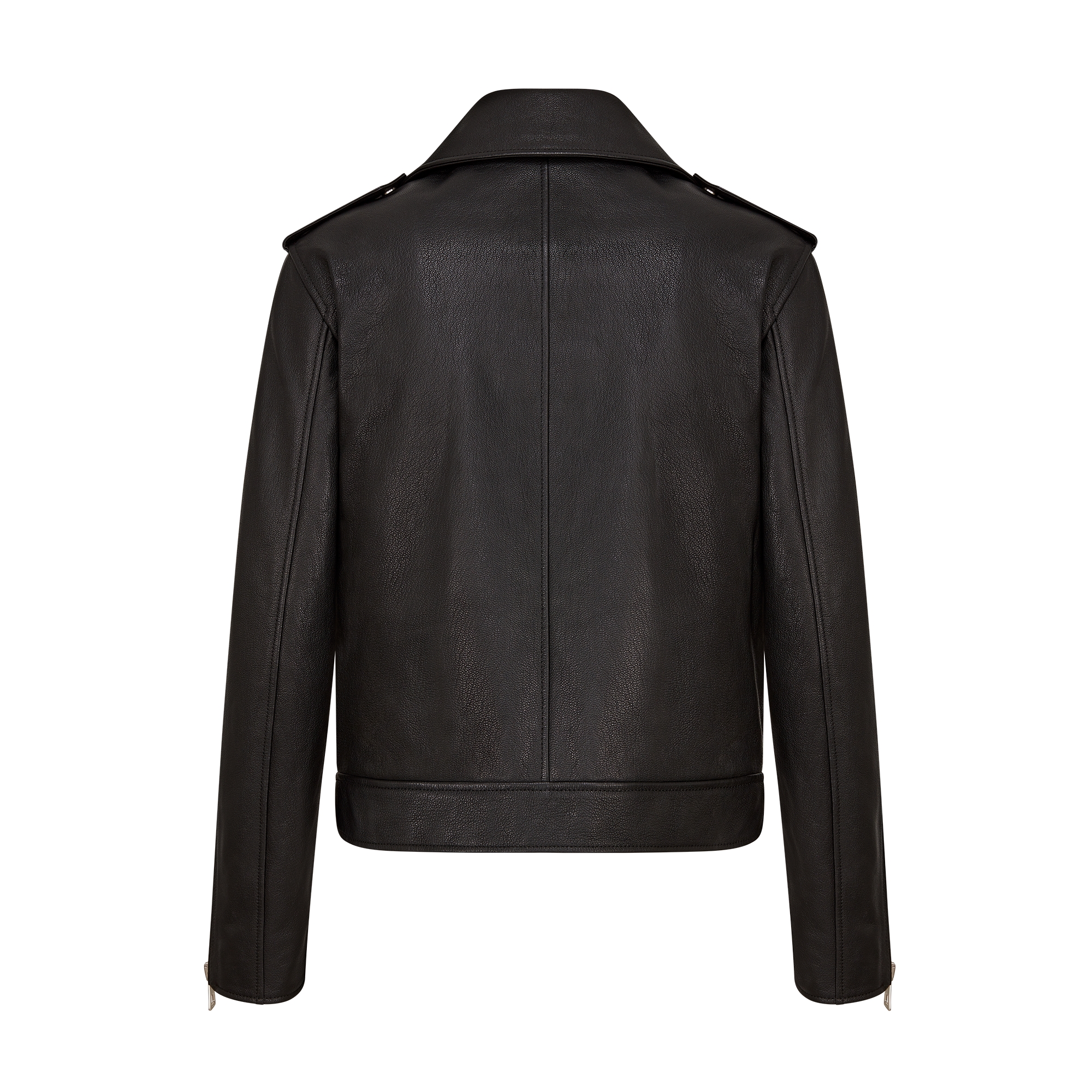Biker Jacket Black Goatskin E08