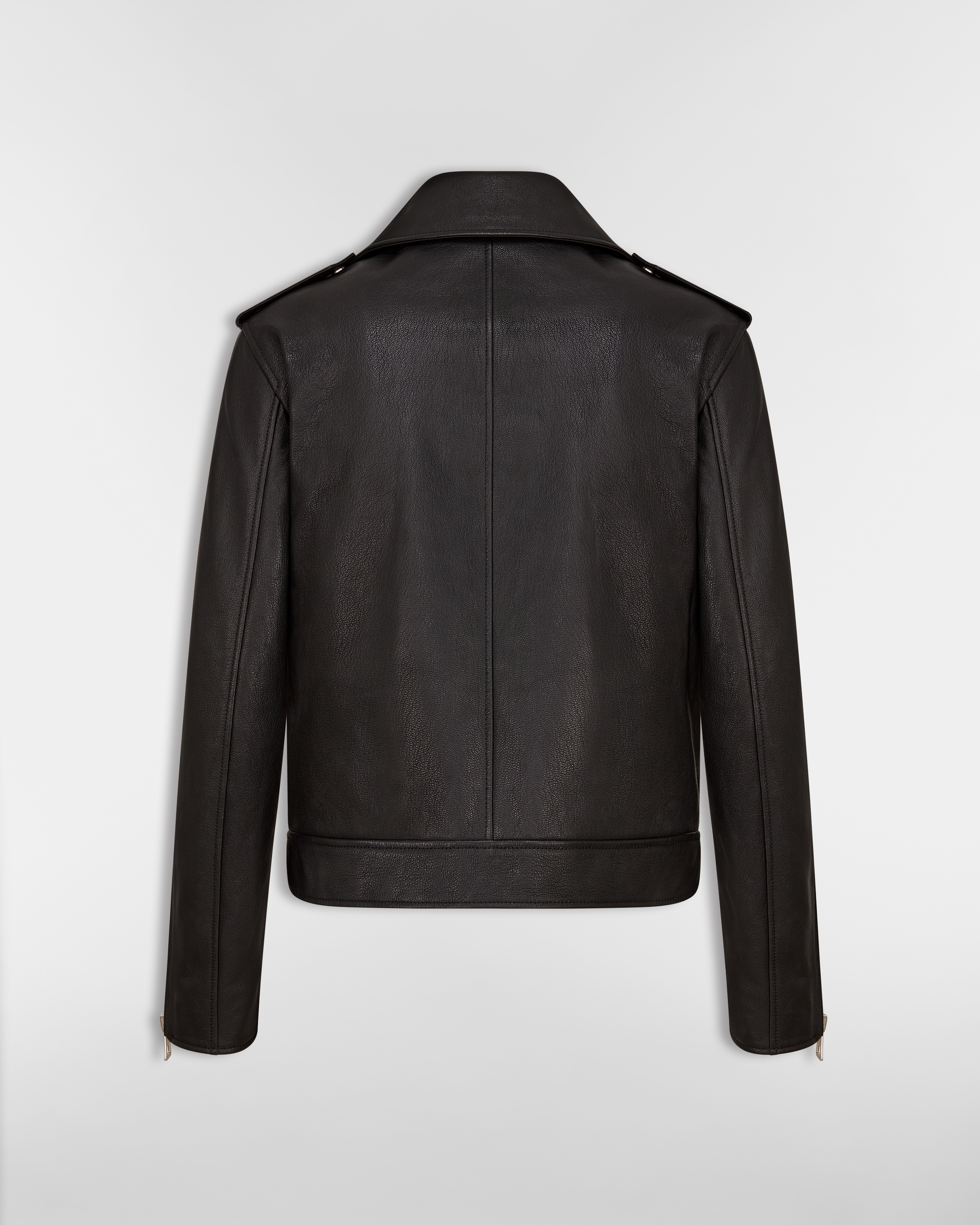 Biker Jacket Black Goatskin E08
