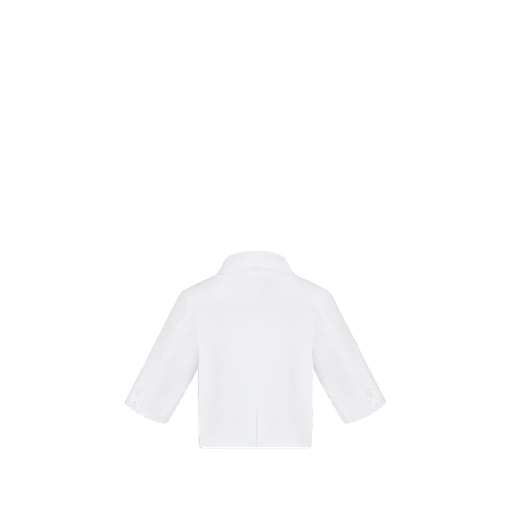 Short bébé Toile de coton mélangé blanc