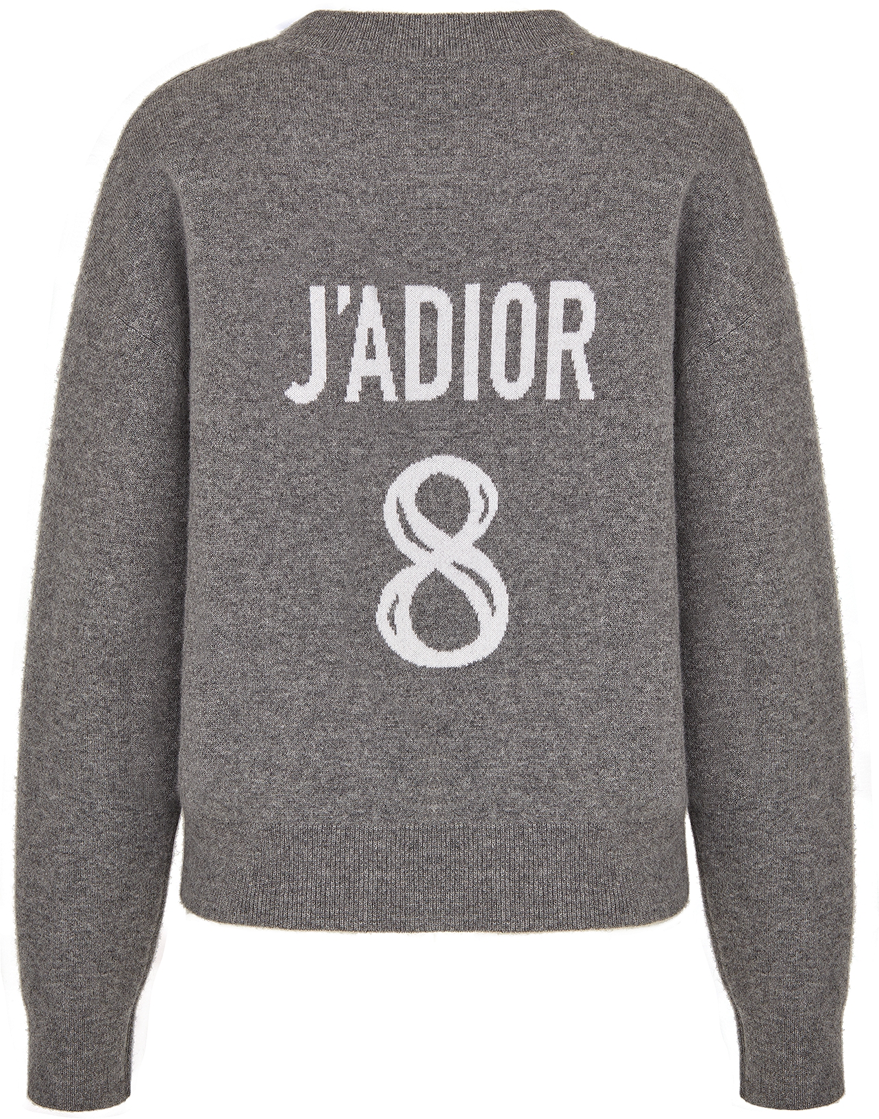 J'Adior 8' Boxy Sweater Black Cashmere | DIOR