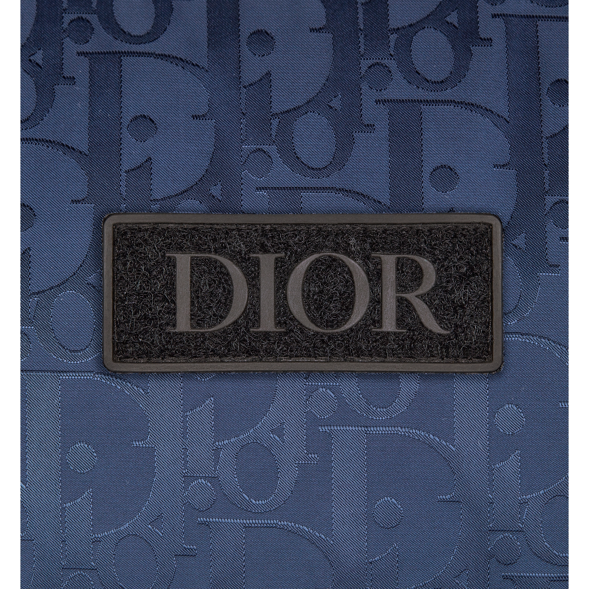 Dior Oblique Down Jacket Navy Blue Technical Jacquard E09