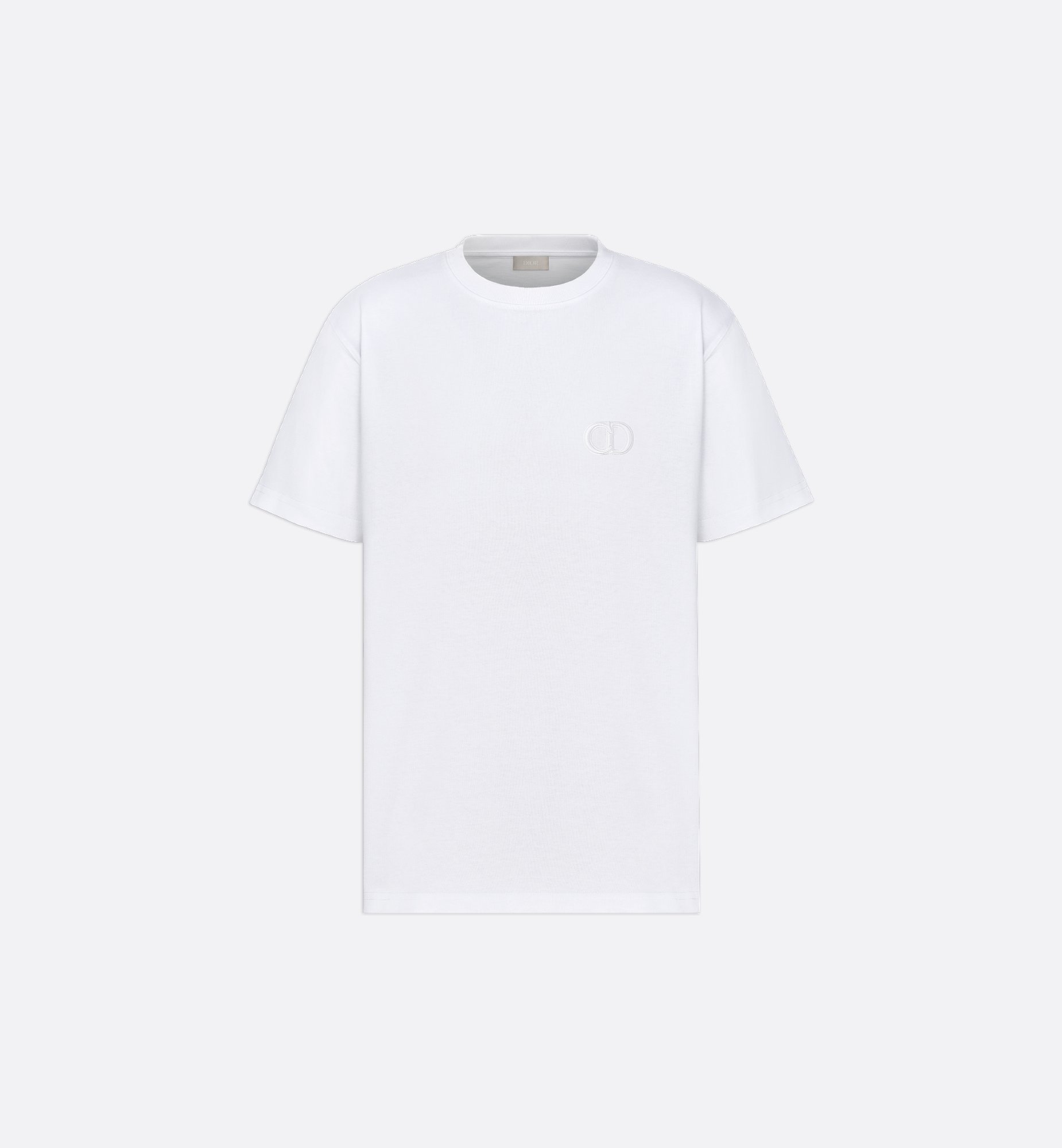 CD Icon T-Shirt, Relaxed Fit Light Green Cotton Jersey | DIOR CD Icon T-Shirt, Relaxed Fit Light Green Cotton Jersey | DIOR