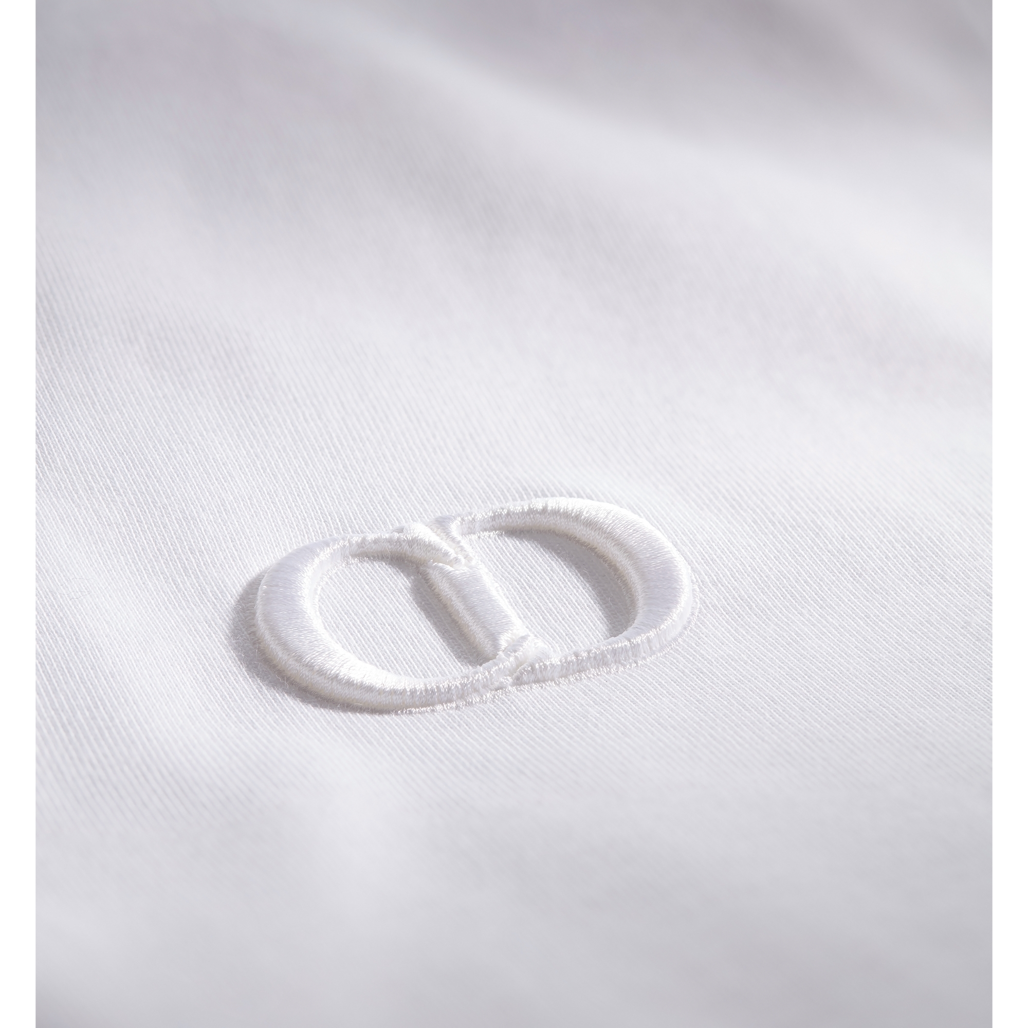 CD Icon Relaxed-Fit T-Shirt White Cotton Jersey E09