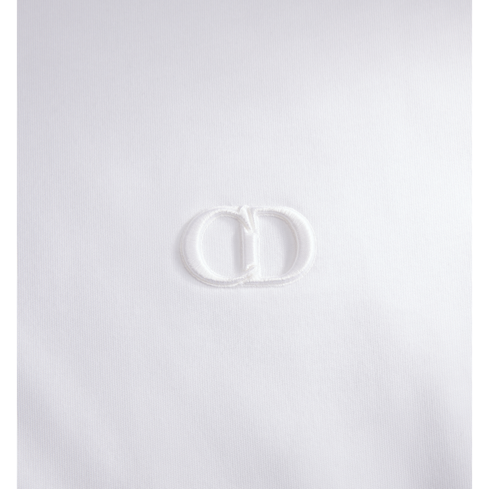 CD Icon Relaxed-Fit T-Shirt White Cotton Jersey E10