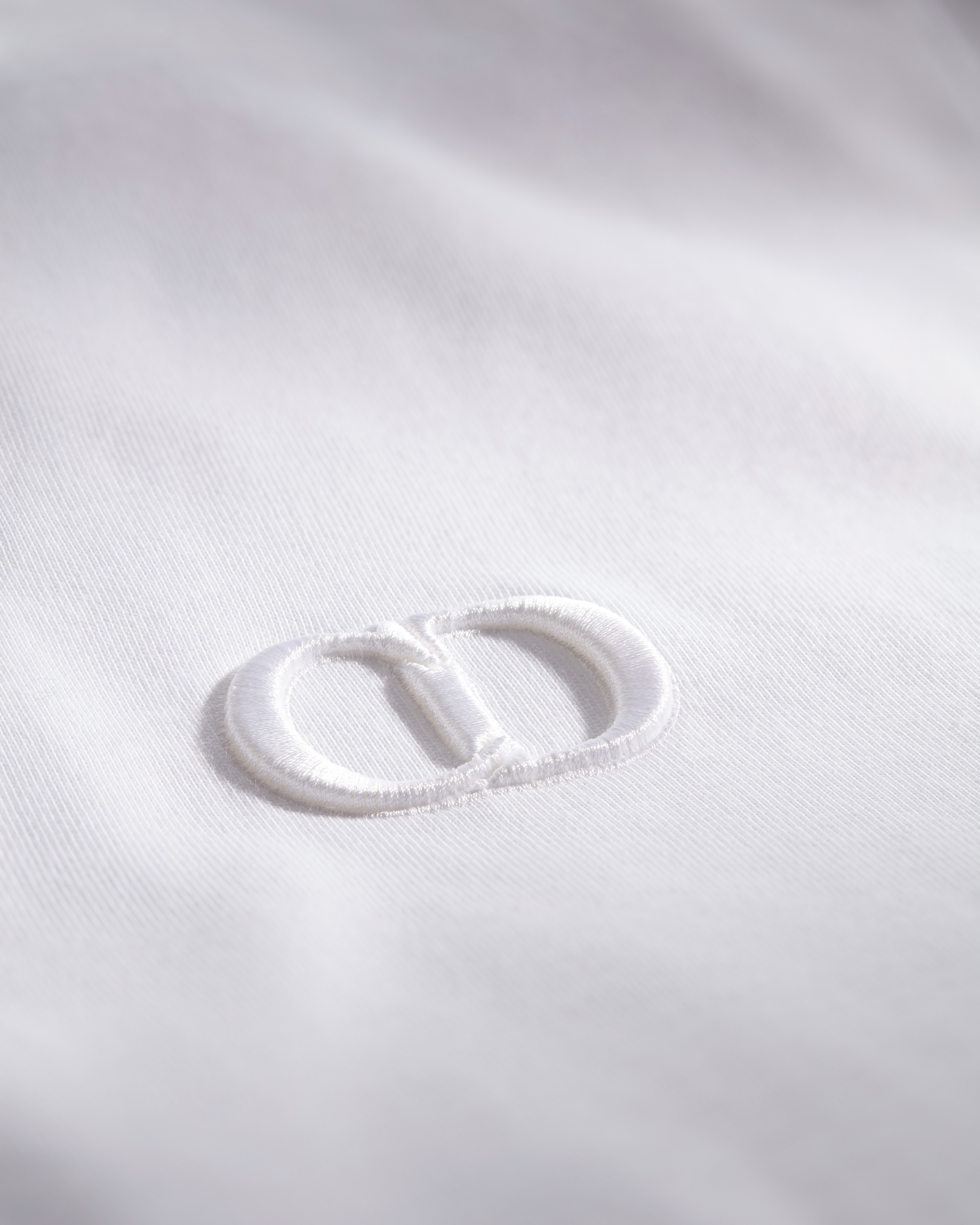 CD Icon Relaxed-Fit T-Shirt White Cotton Jersey E09