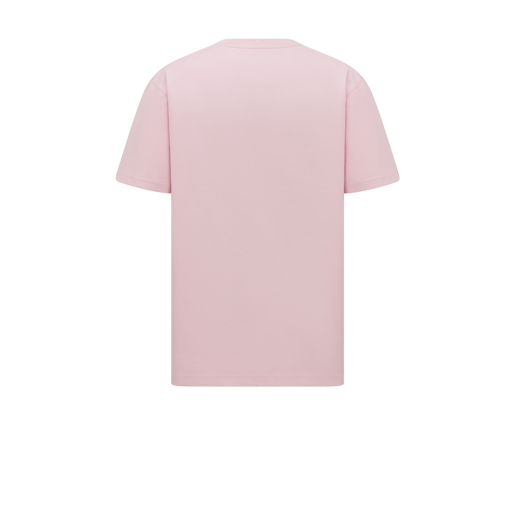 CD Icon T-Shirt, Relaxed Fit Pink Cotton Jersey E08