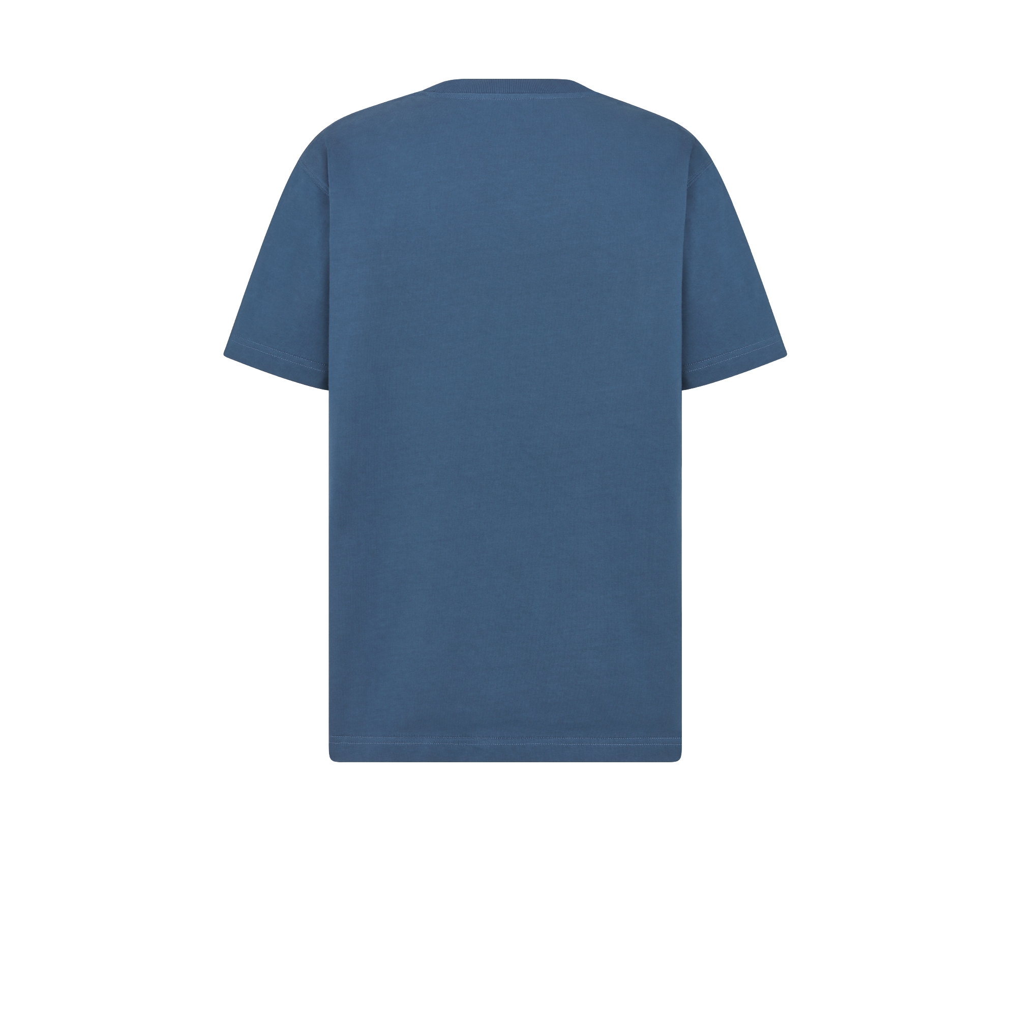 CD Icon T-Shirt, Relaxed Fit Blue Cotton Jersey E08
