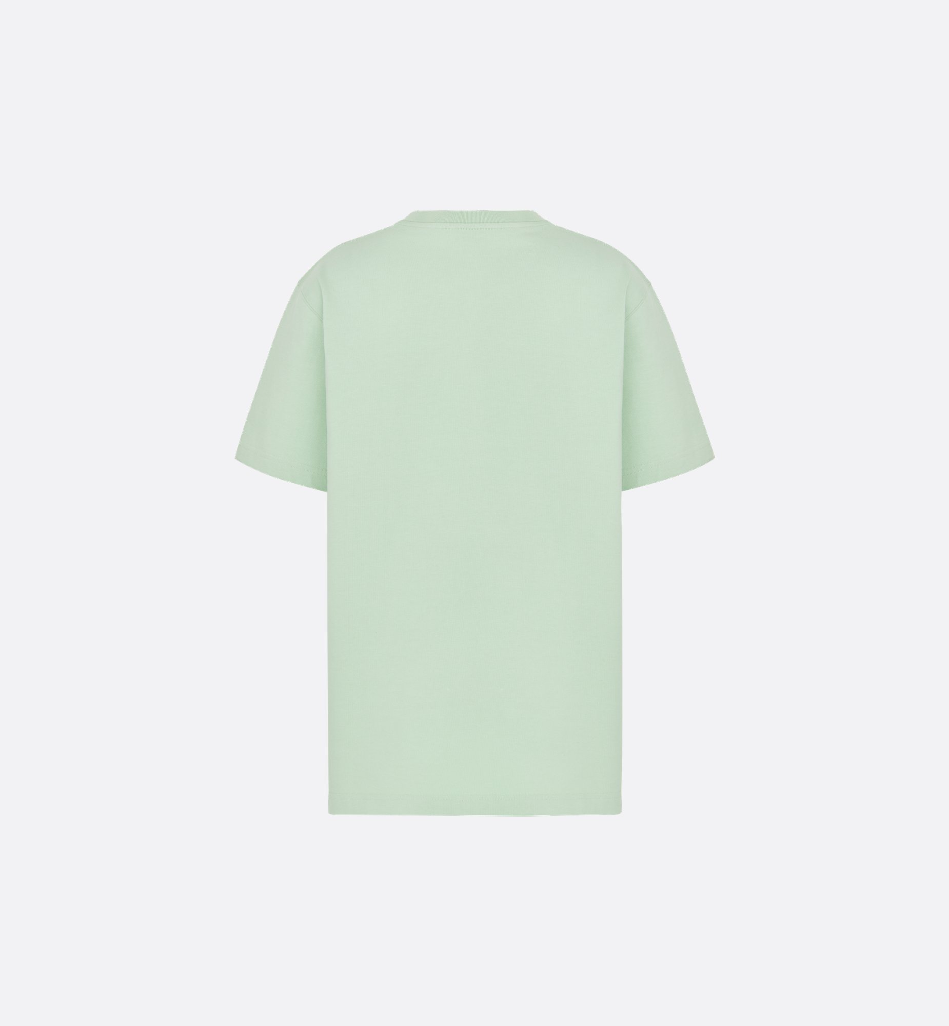 CD Icon T-Shirt, Relaxed Fit Light Green Cotton Jersey | DIOR CD Icon T-Shirt, Relaxed Fit Light Green Cotton Jersey | DIOR