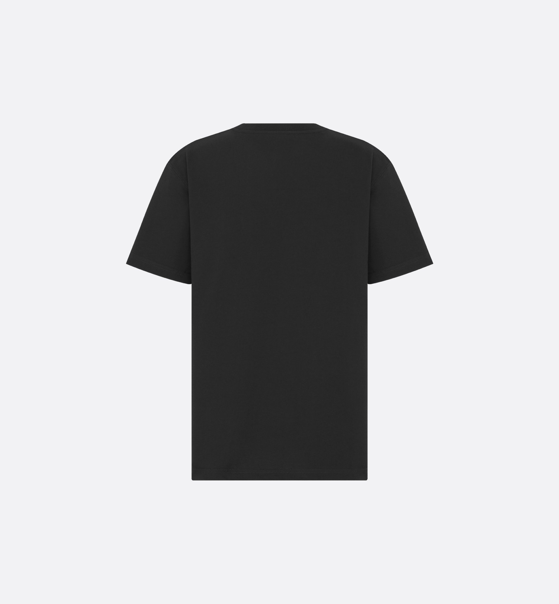 CD Icon Relaxed-Fit T-Shirt Black Cotton Jersey | DIOR CD Icon Relaxed-Fit T-Shirt Black Cotton Jersey | DIOR